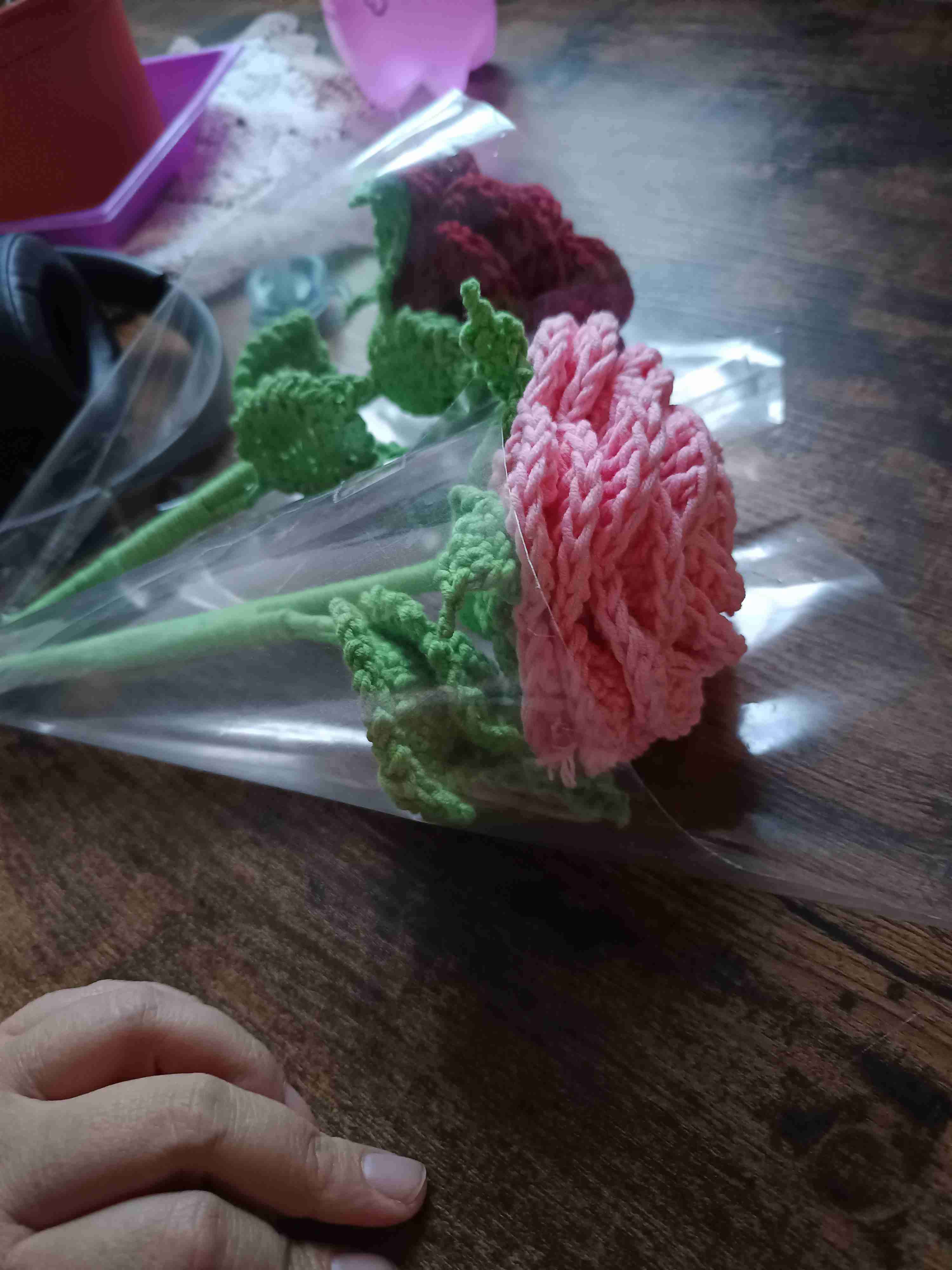 Flores tejidas a crochet - miniatura 3