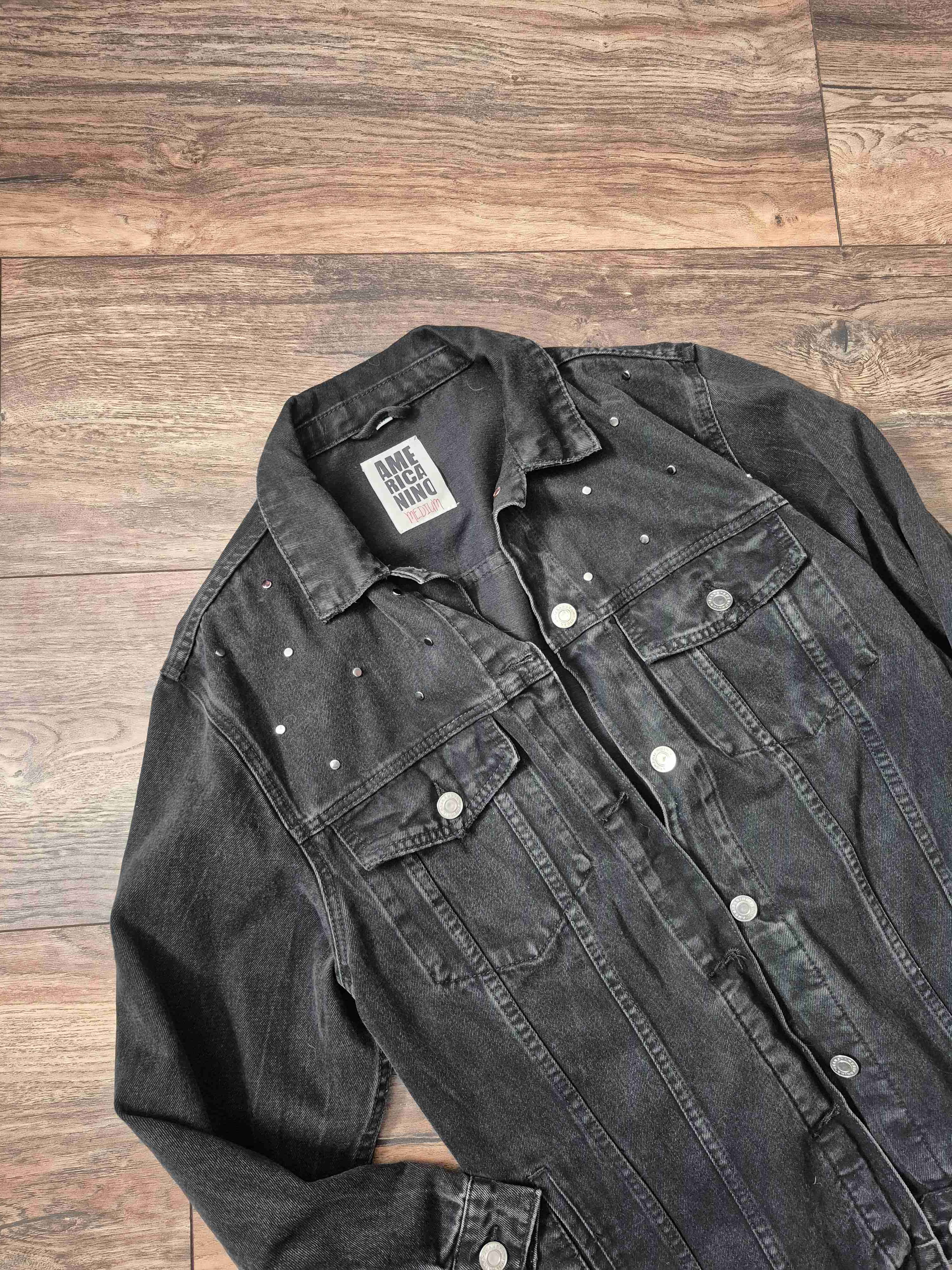 Chaqueta de mezclilla negra - miniatura 2