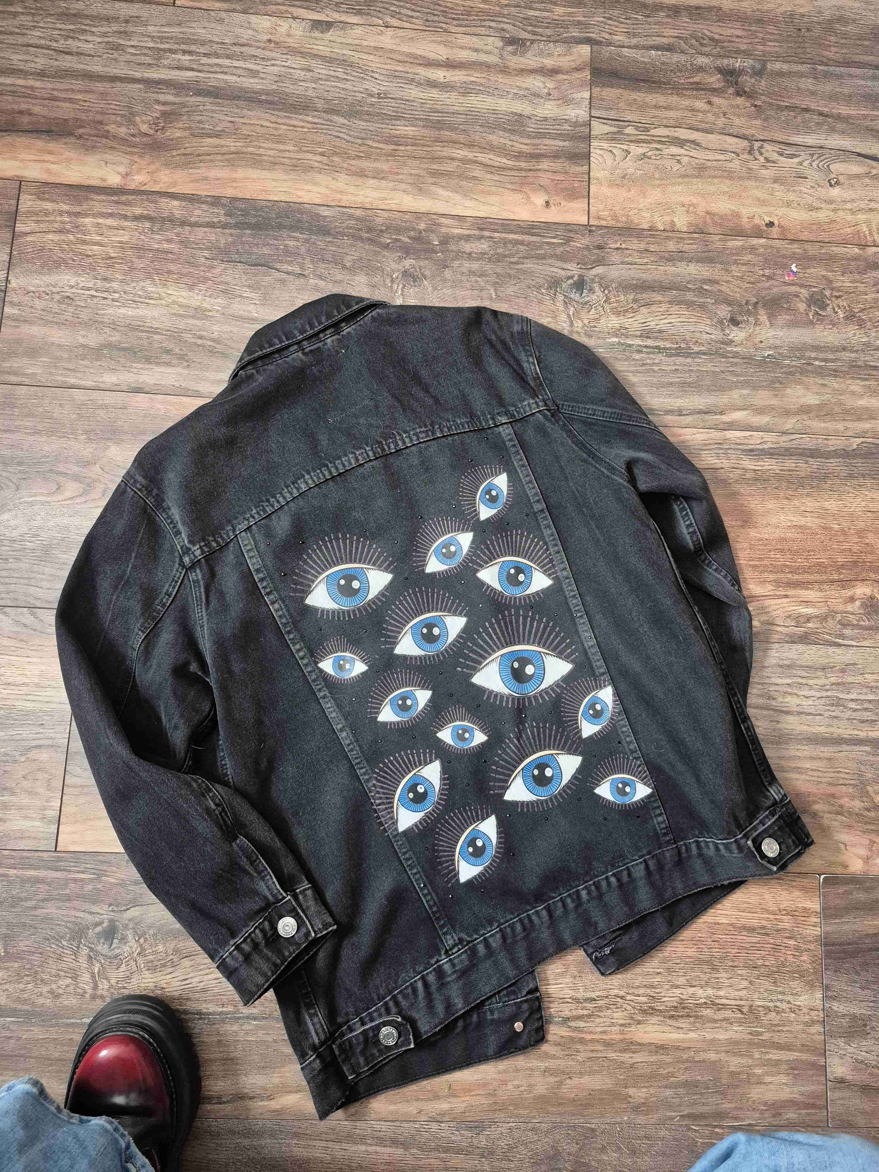 Chaqueta de mezclilla negra - miniatura 4