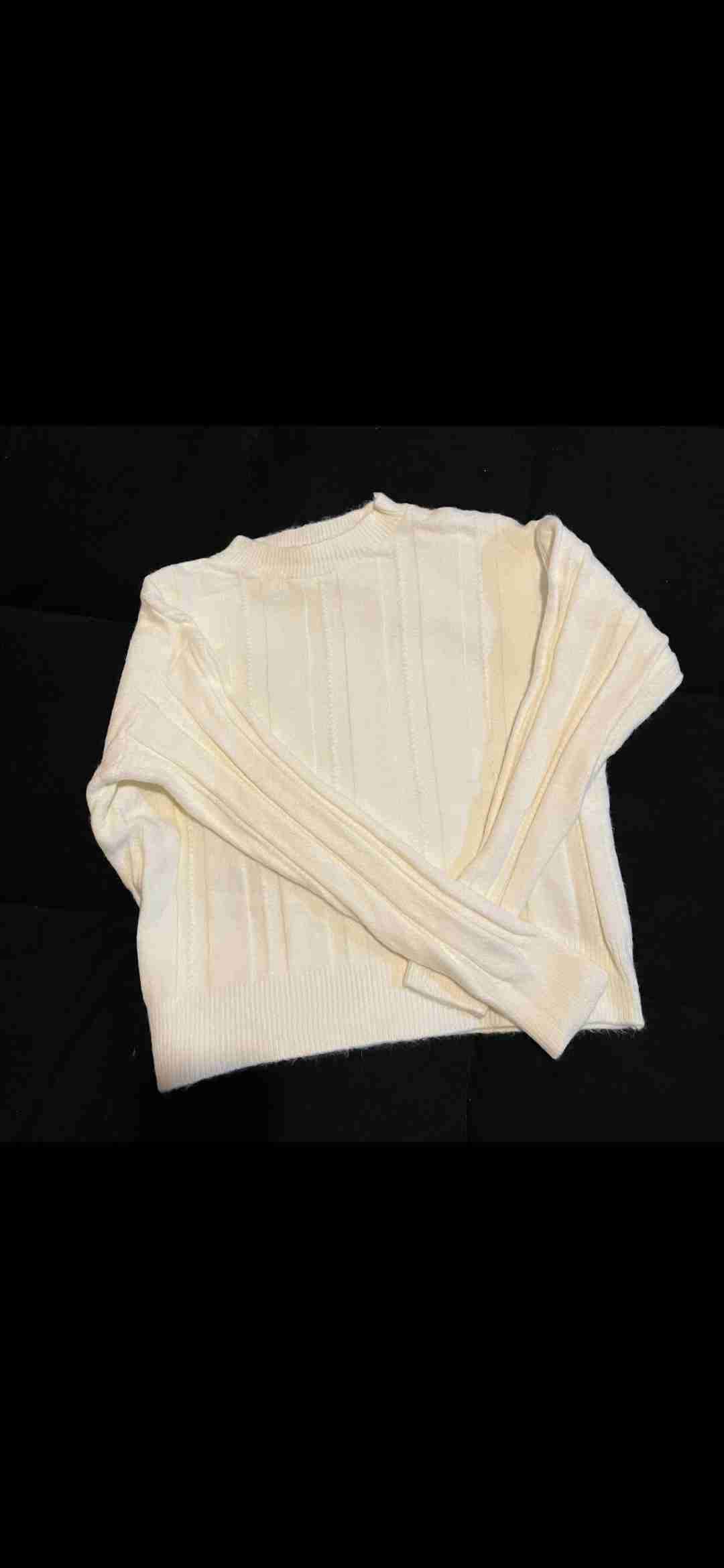 Sweaters beige de lana