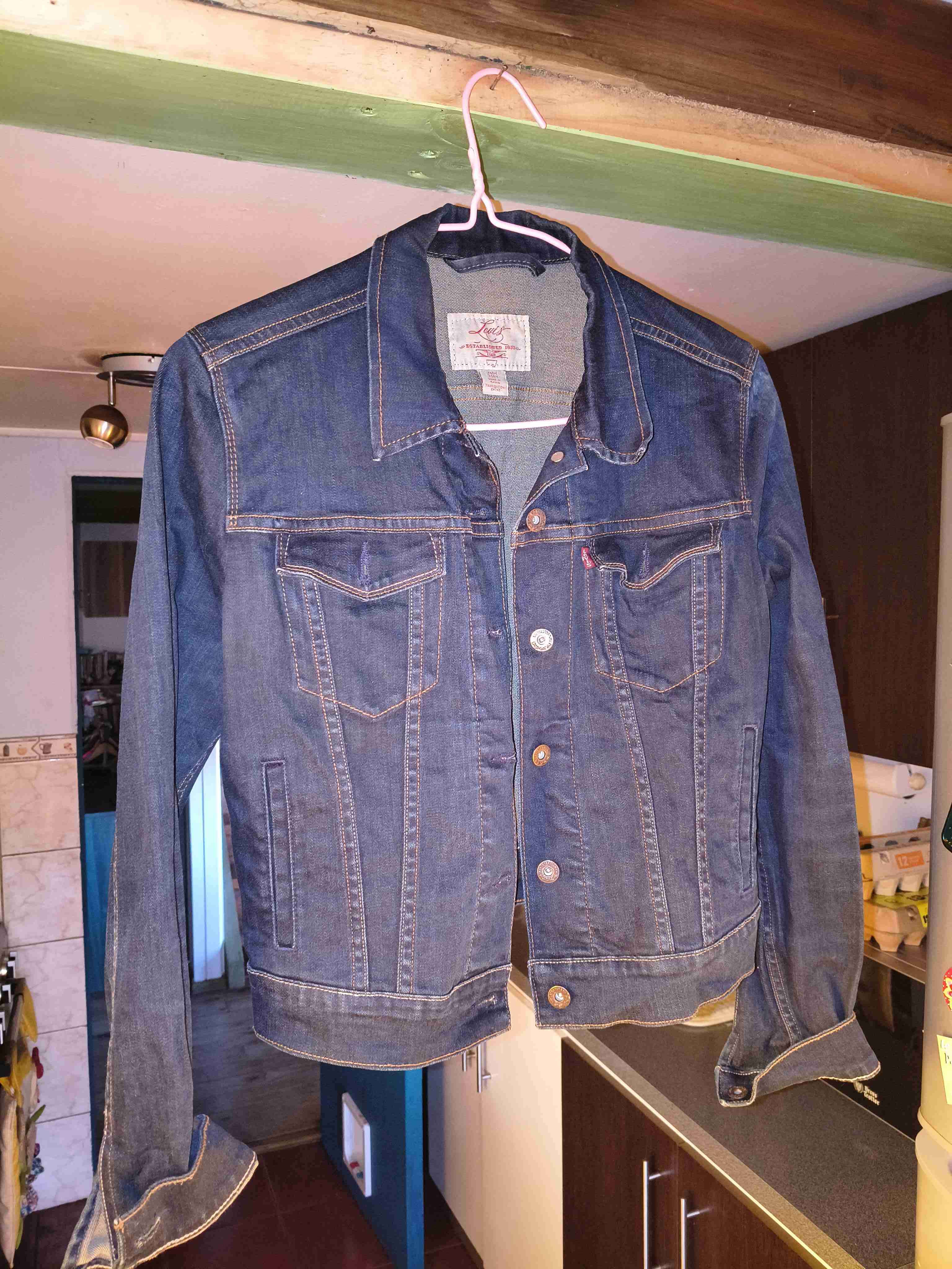 Chaqueta de mezclilla azul - miniatura 1