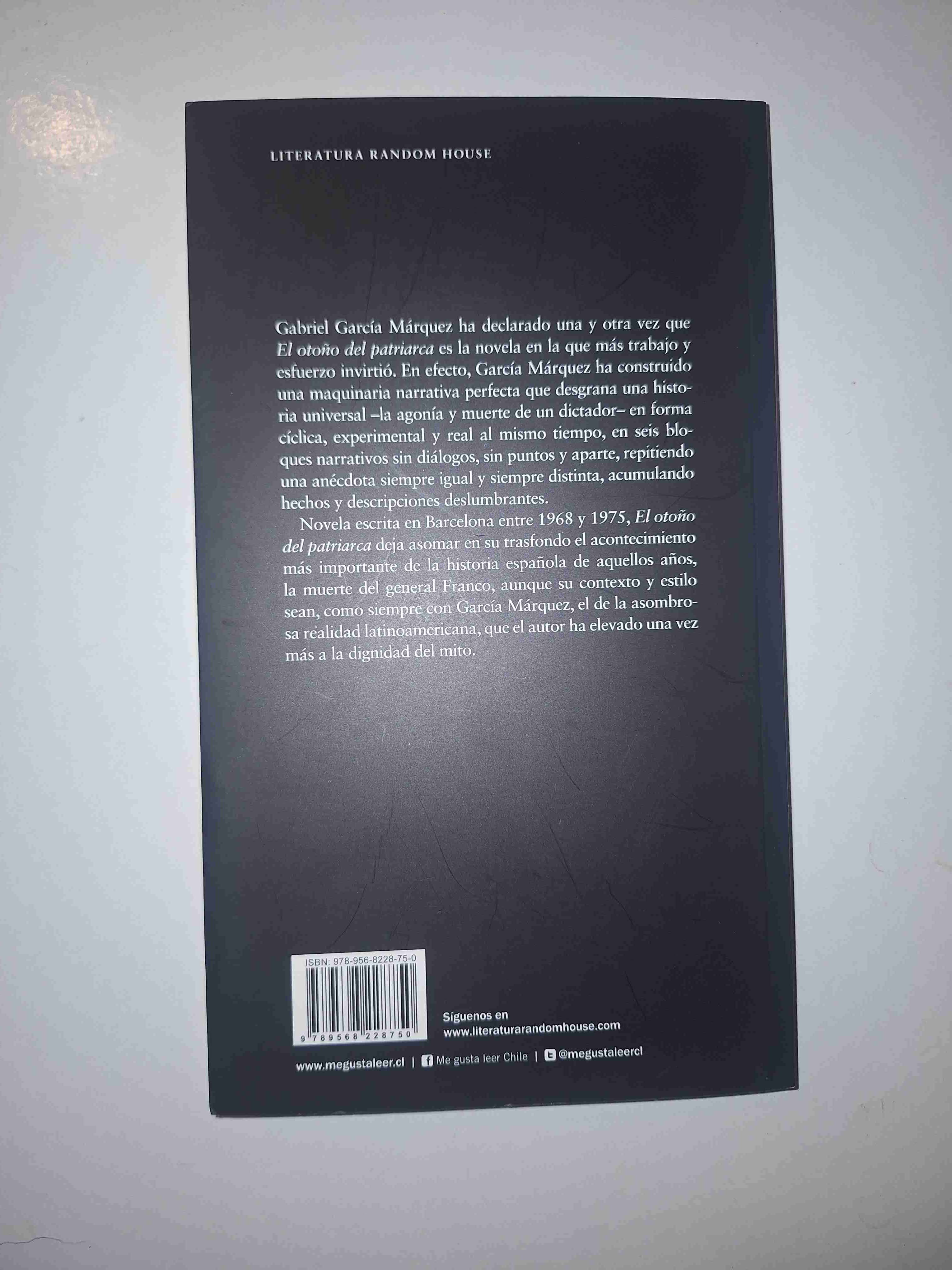 El Otoño del Patriarca García Márquez Libro - miniatura 6
