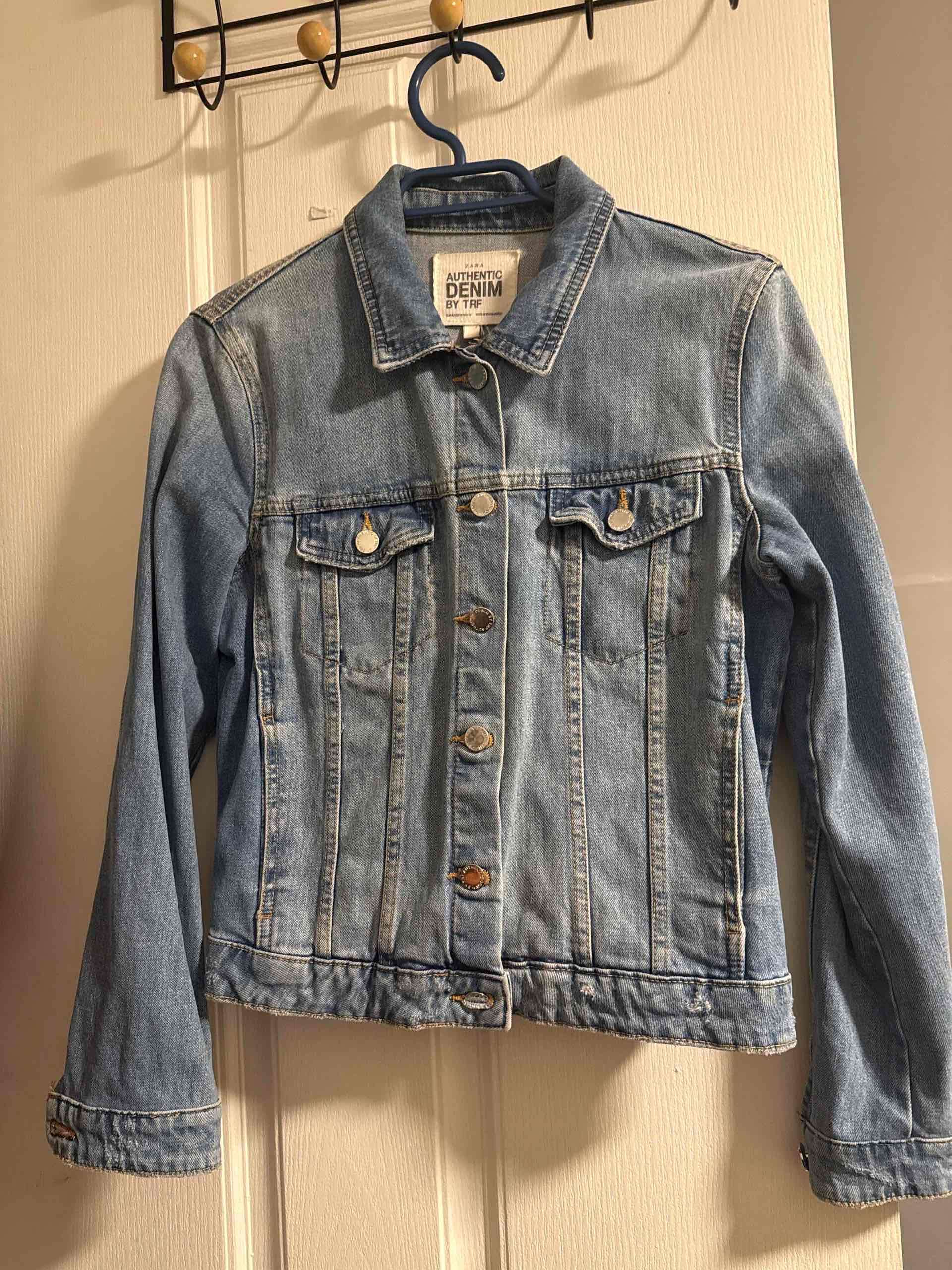 Chaqueta de mezclilla azul
