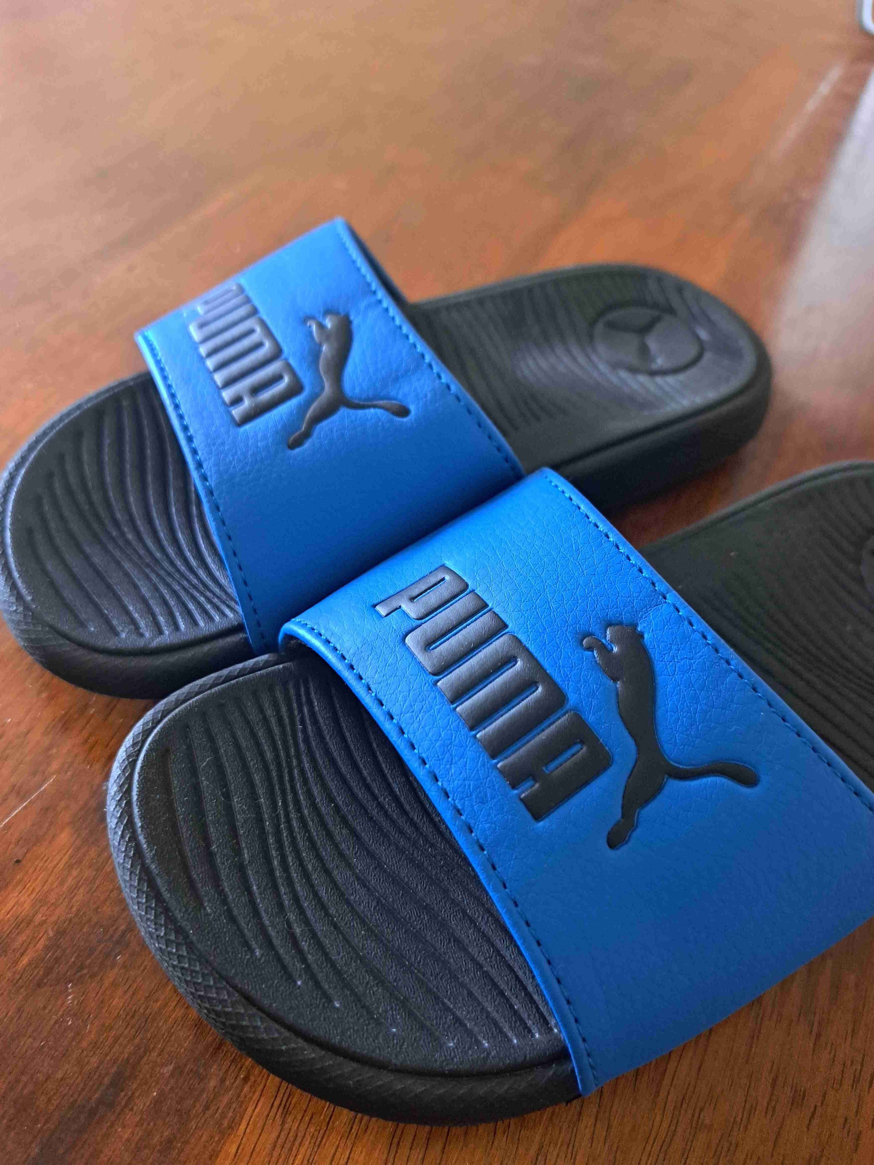 Sandalias deportivas Puma azules niñ@ N°28 - miniatura 2