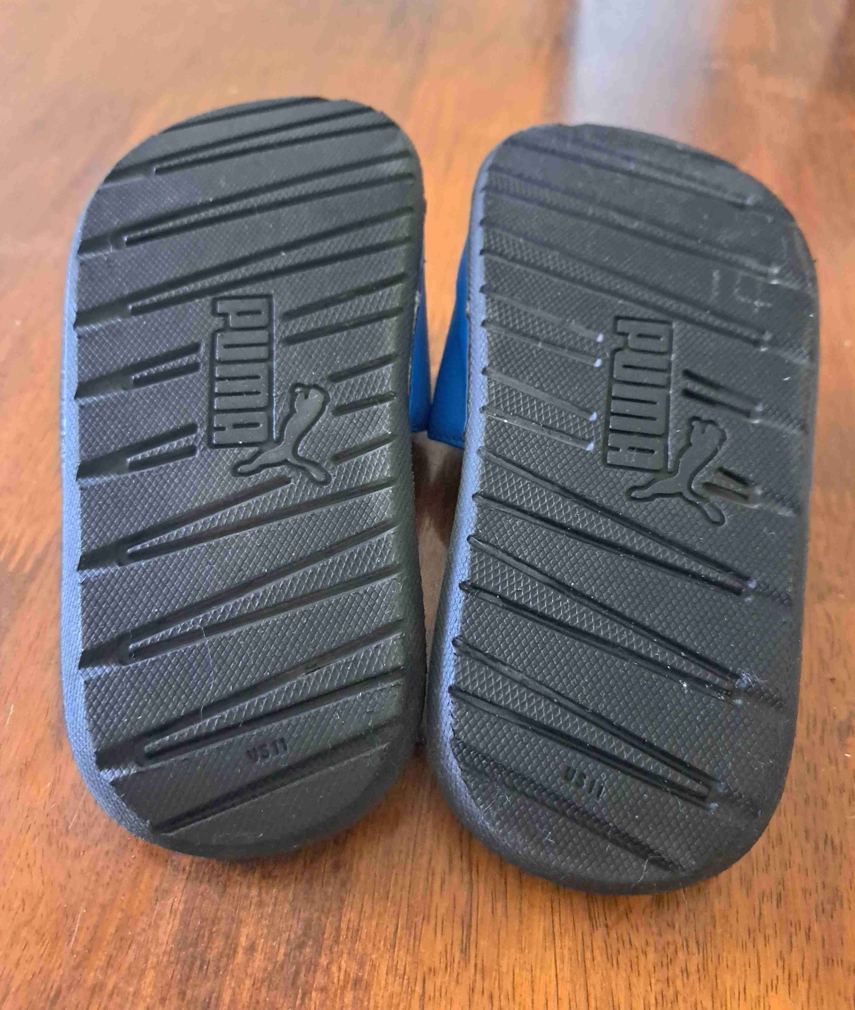 Sandalias deportivas Puma azules niñ@ N°28 - miniatura 4