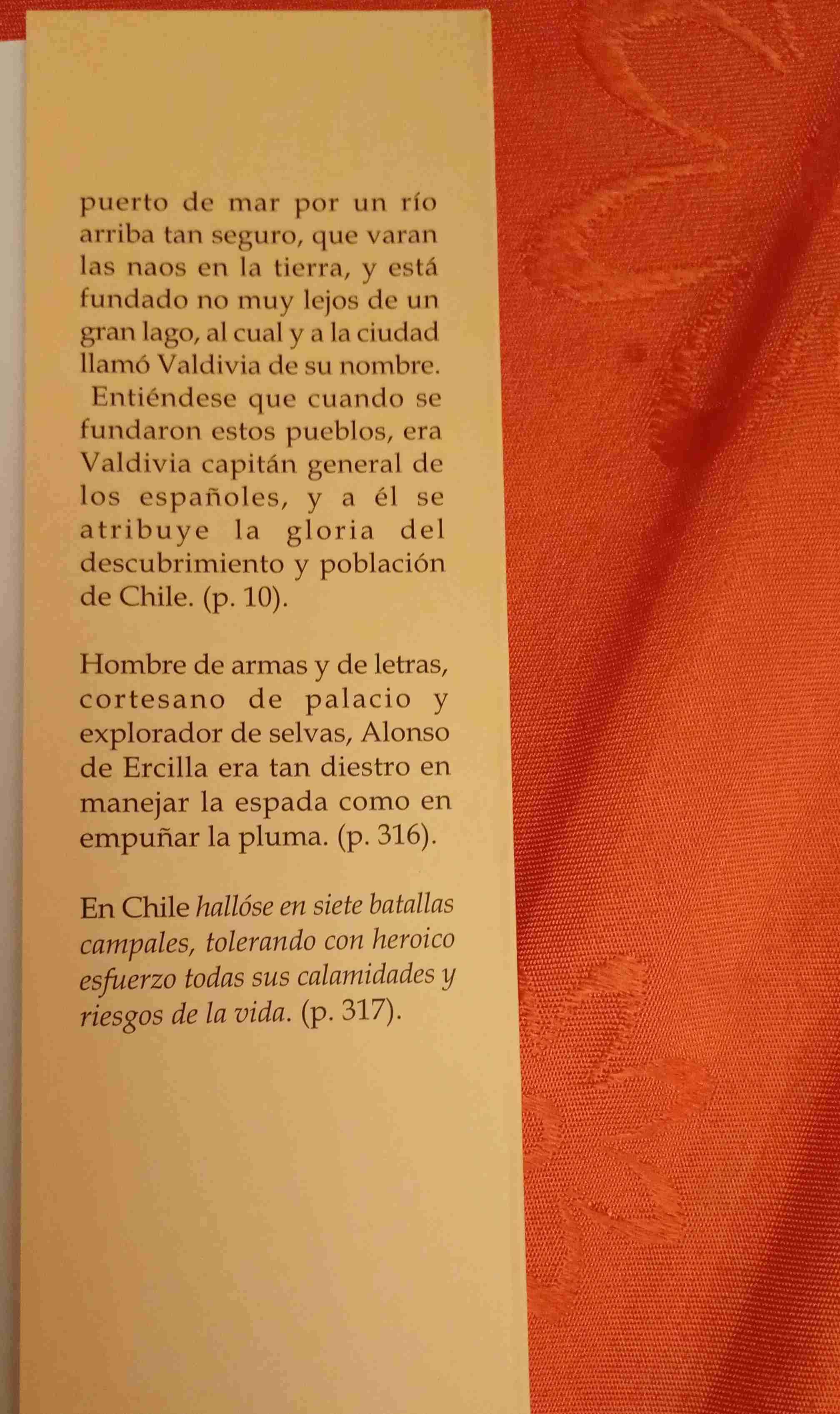 Libro La Araucana - Alonso de Ercilla - miniatura 3