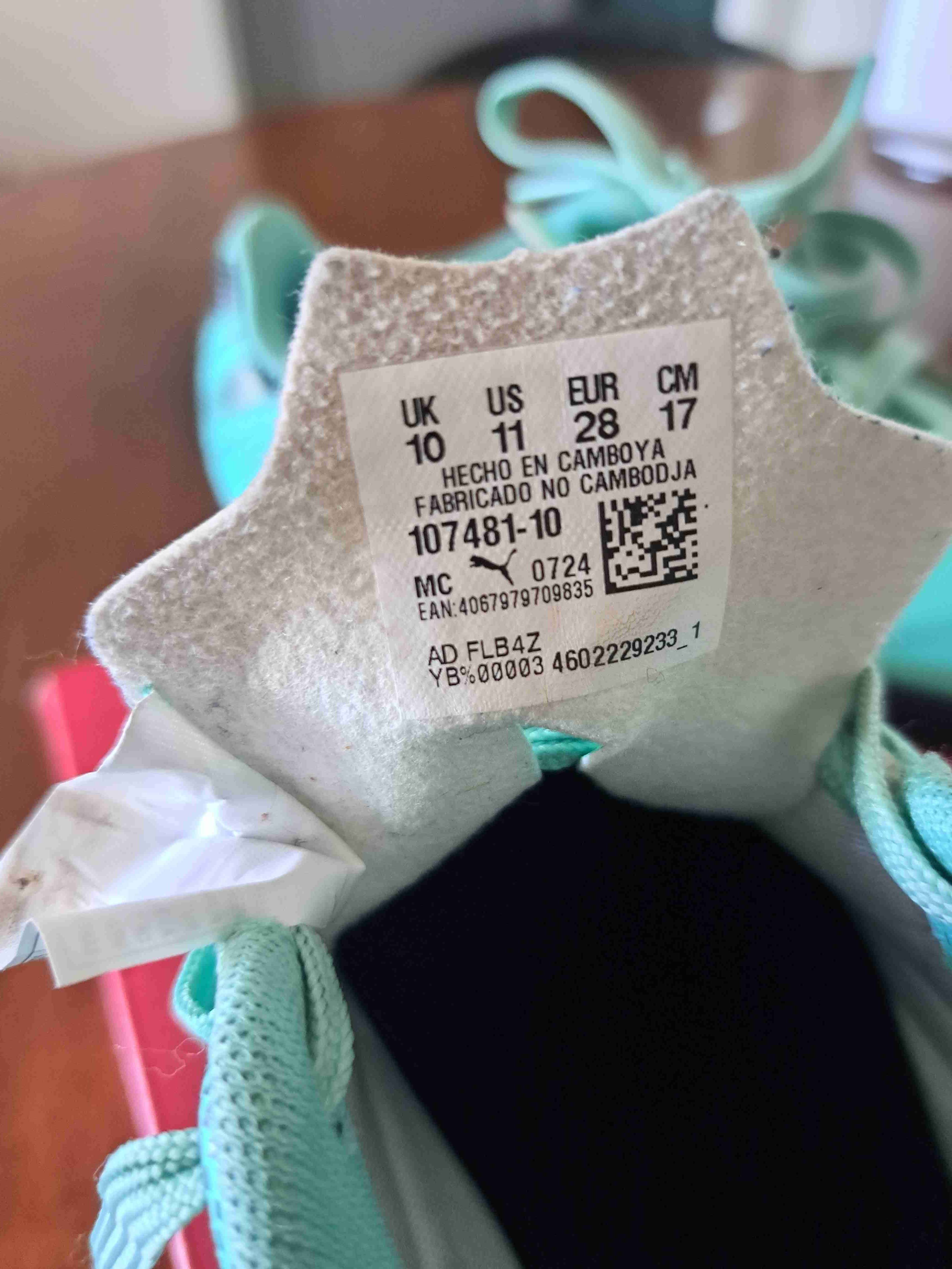 Zapatillas deportivas turquesas N°28 - miniatura 3