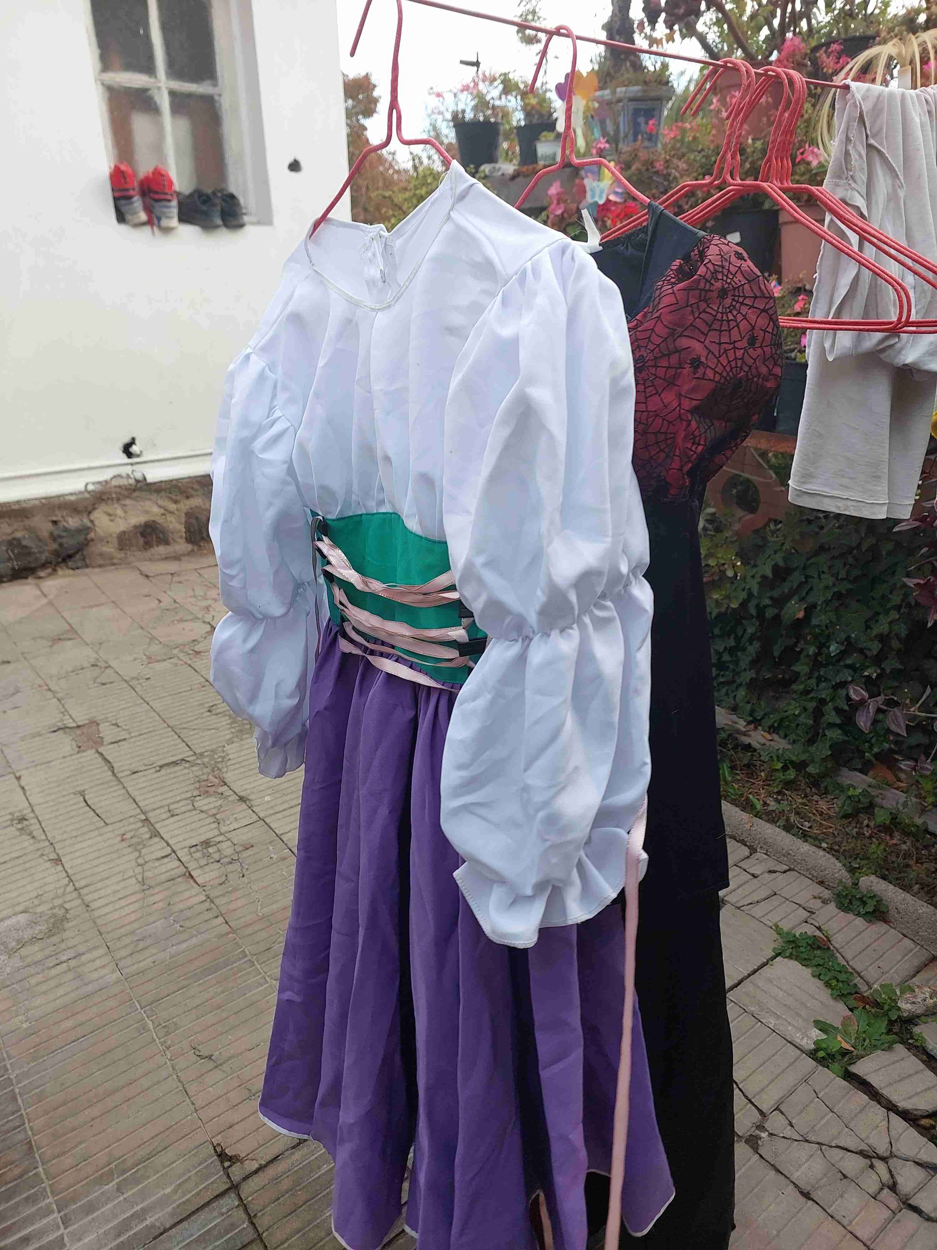 Vestido de princesa para niña esmeralda - miniatura 2