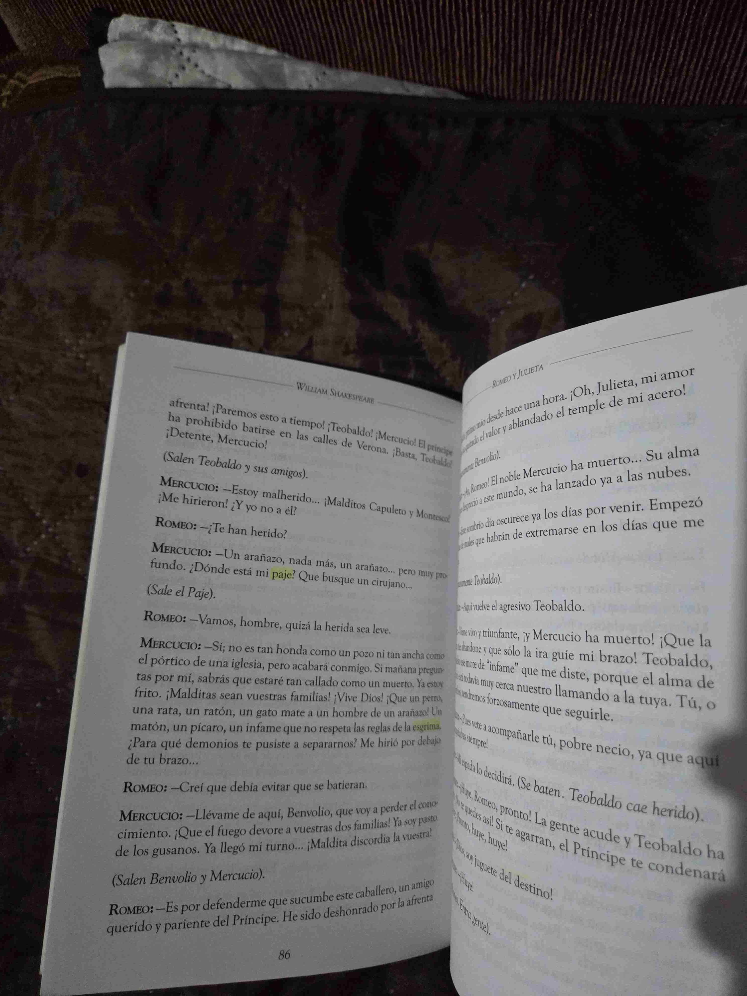Libro Romeo y Julieta - miniatura 3