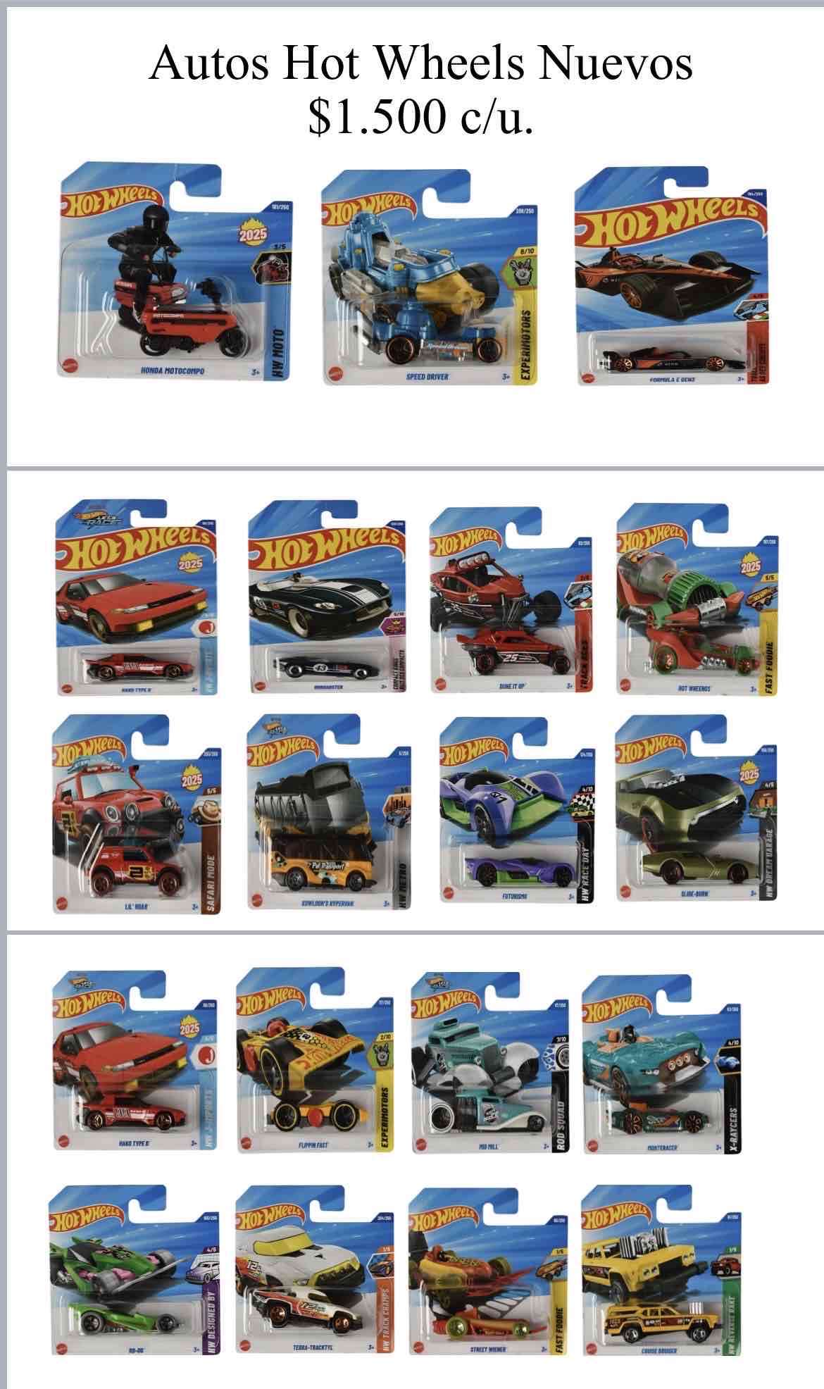 Set de autos Hot Wheels nuevos - miniatura 2