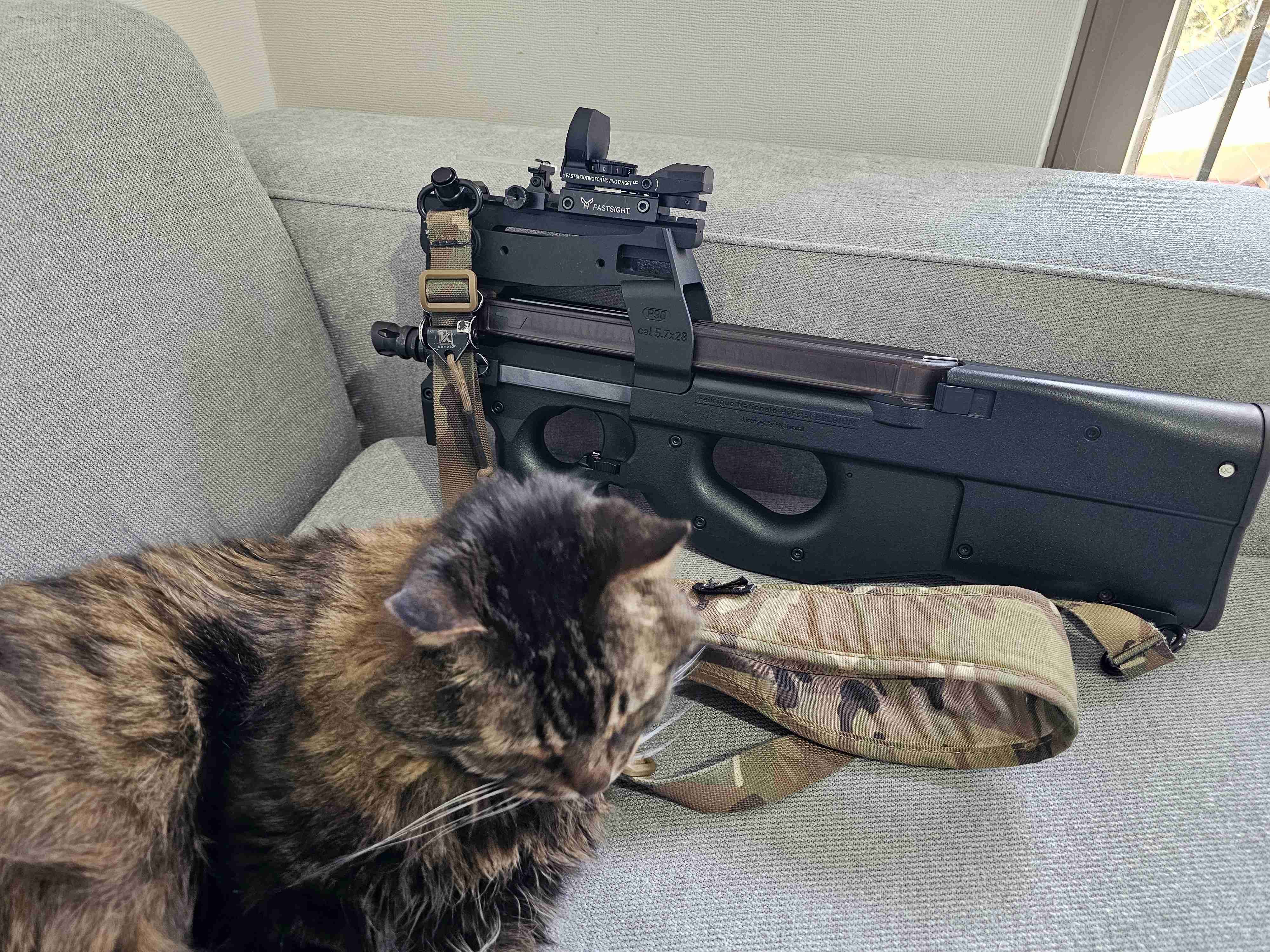 KRYTAC P90 replica Airsoft - miniatura 2