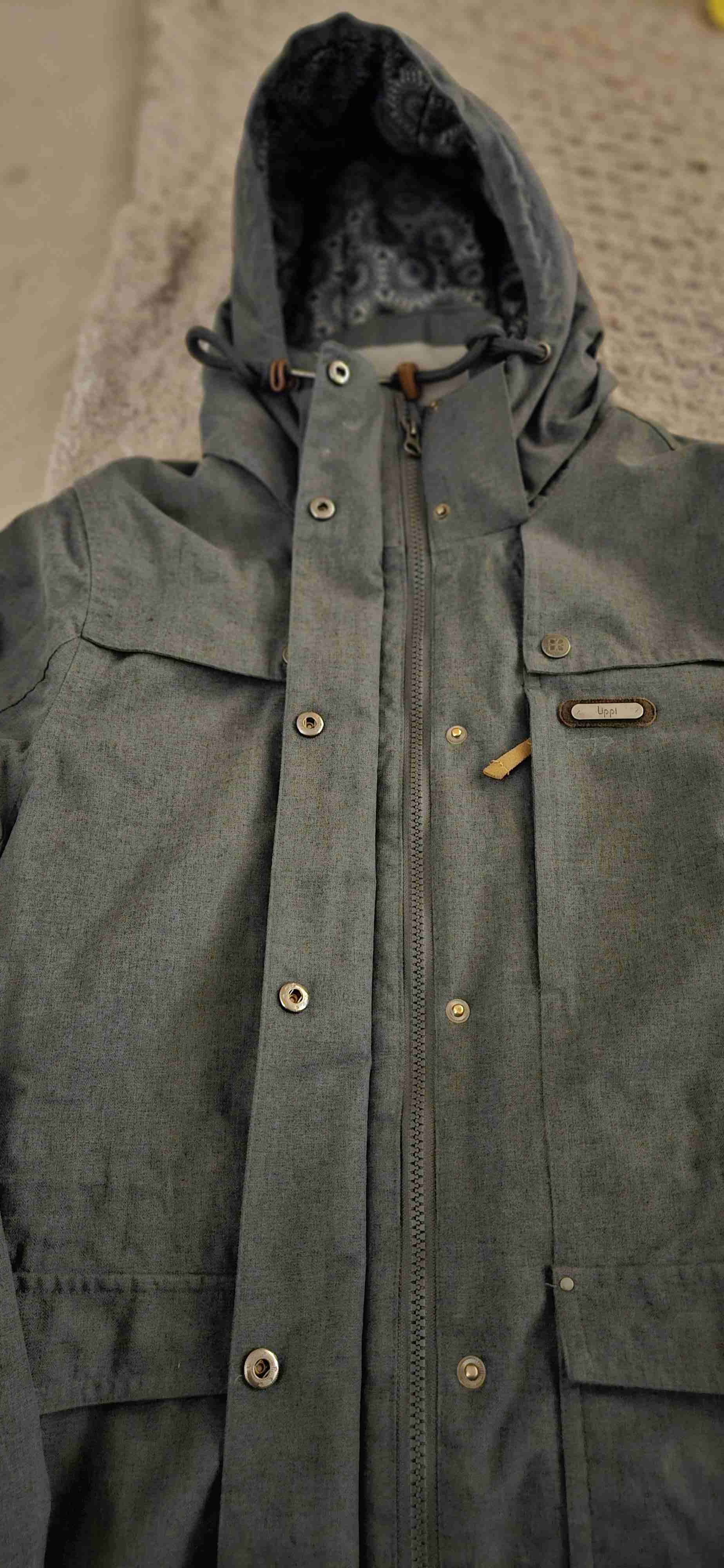 Parka Columbia verde con capucha - miniatura 6