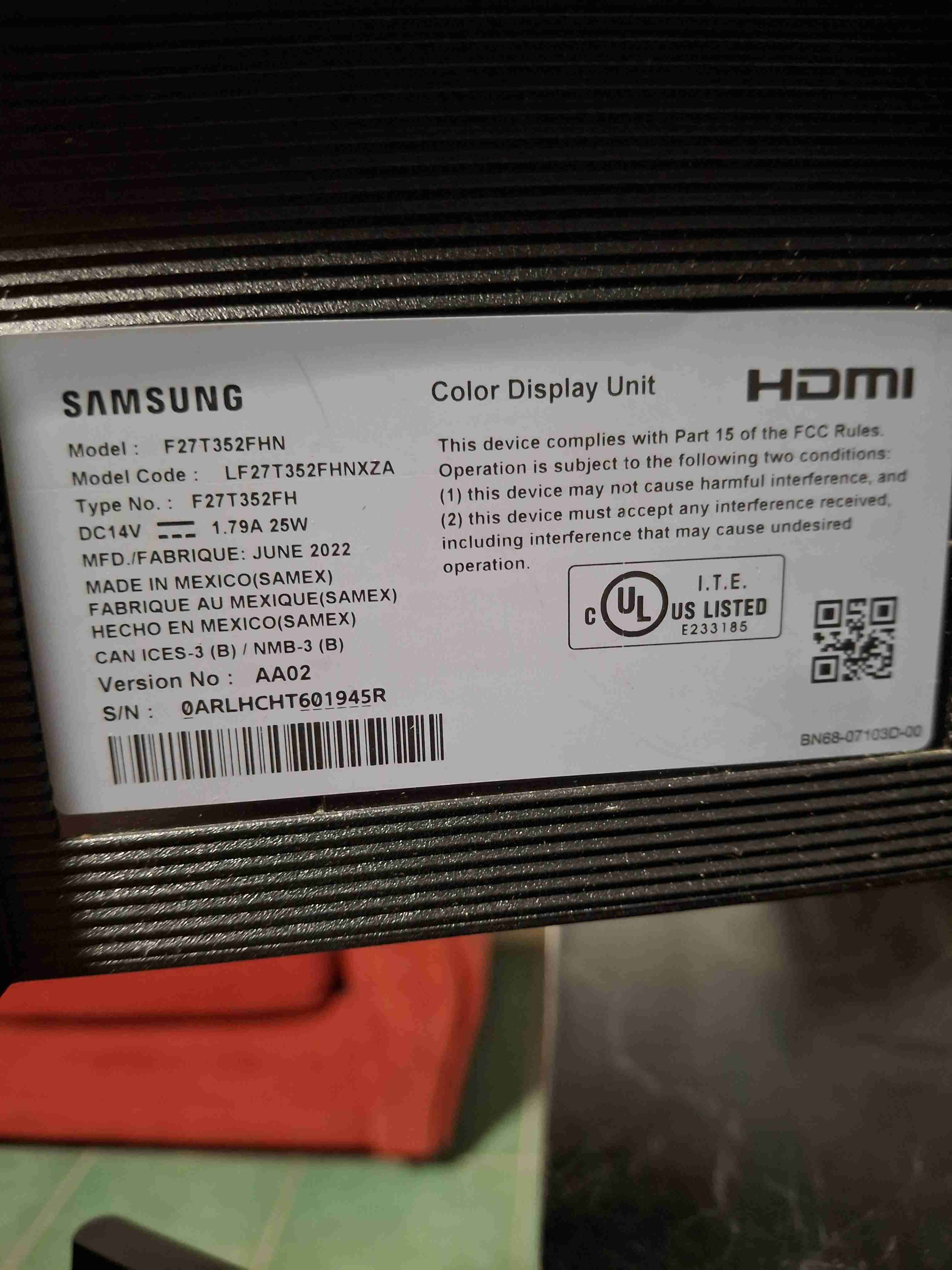 Monitor Samsung 27 pulgadas - miniatura 2