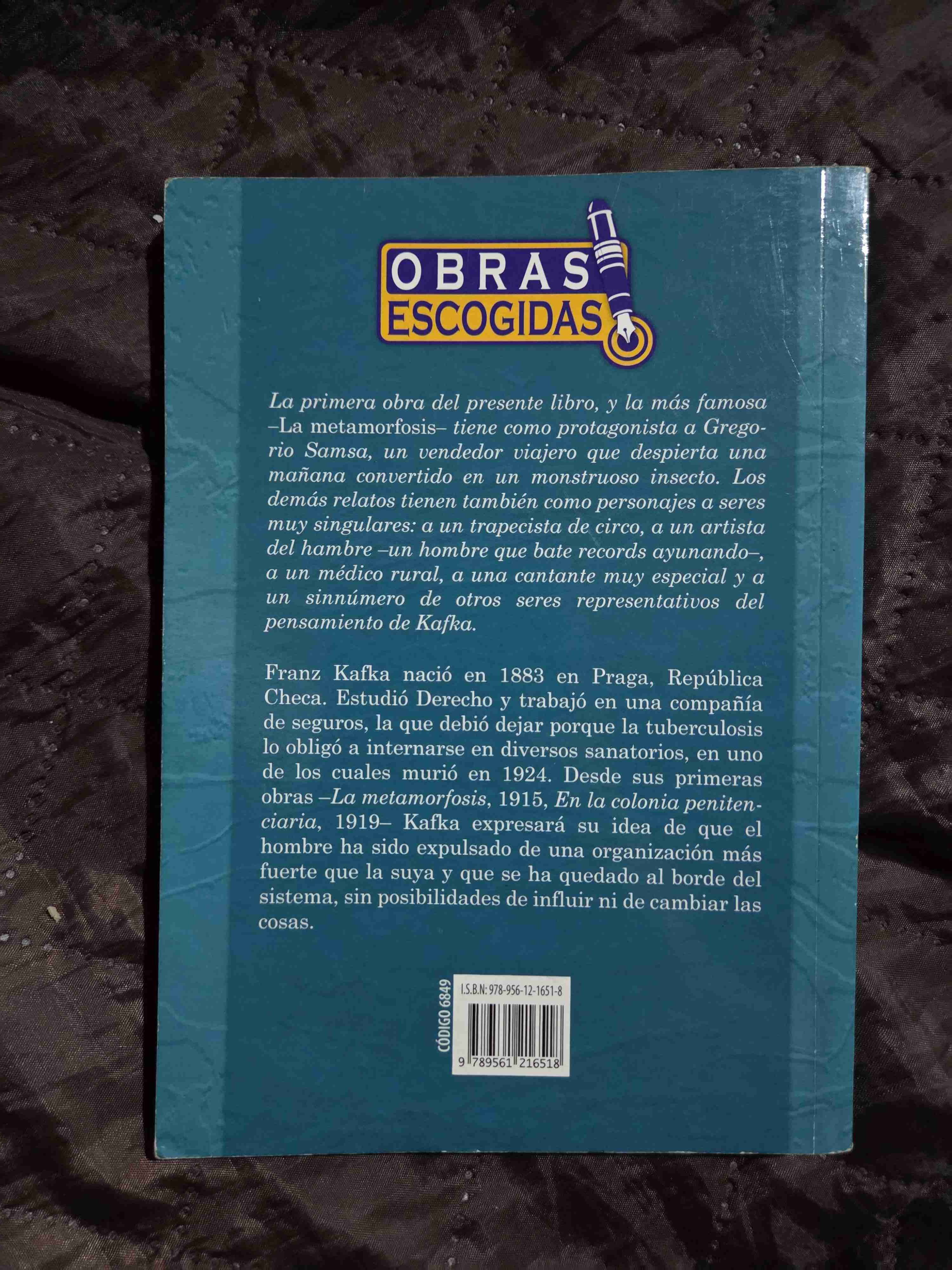 Libro La Metamorfosis Kafka - miniatura 2