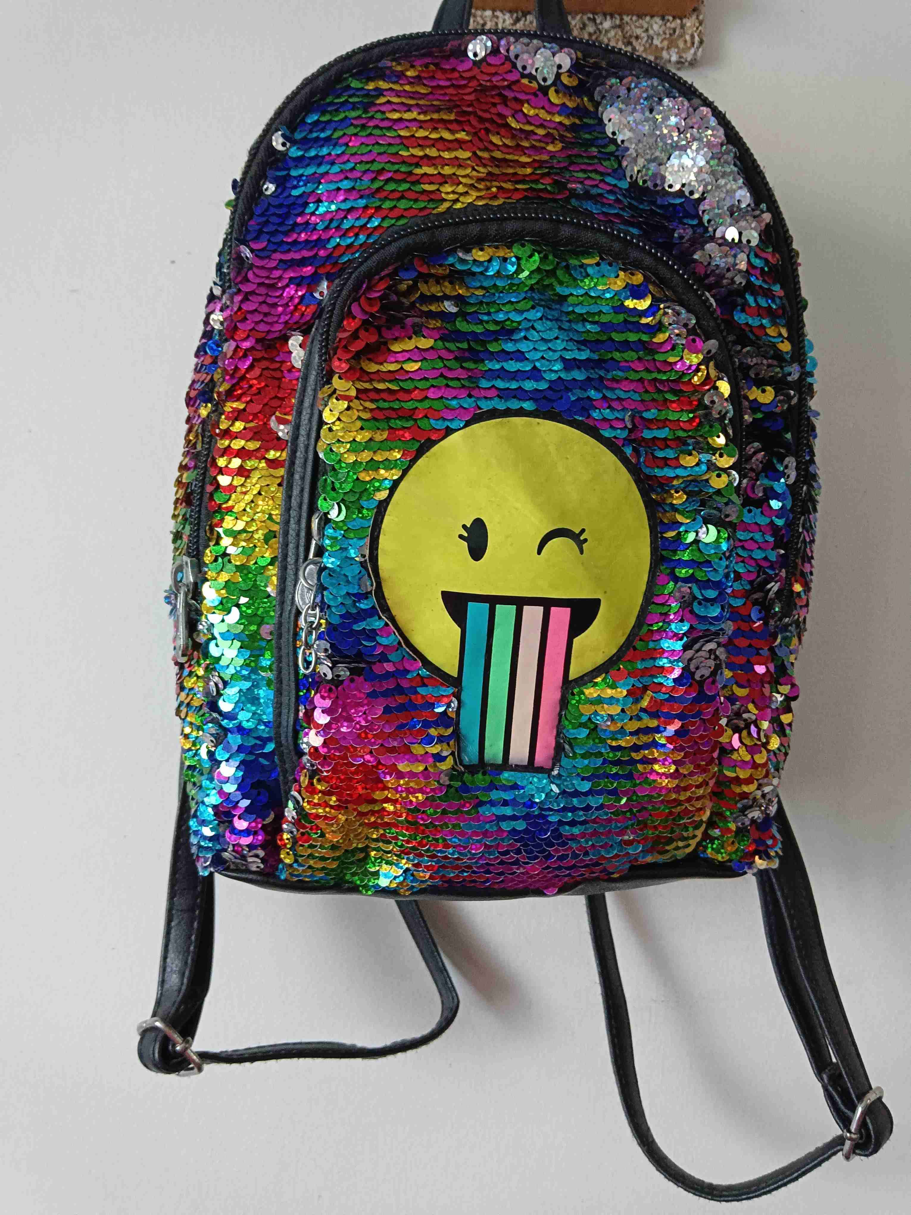 Mochila de lentejuelas emoji - miniatura 1