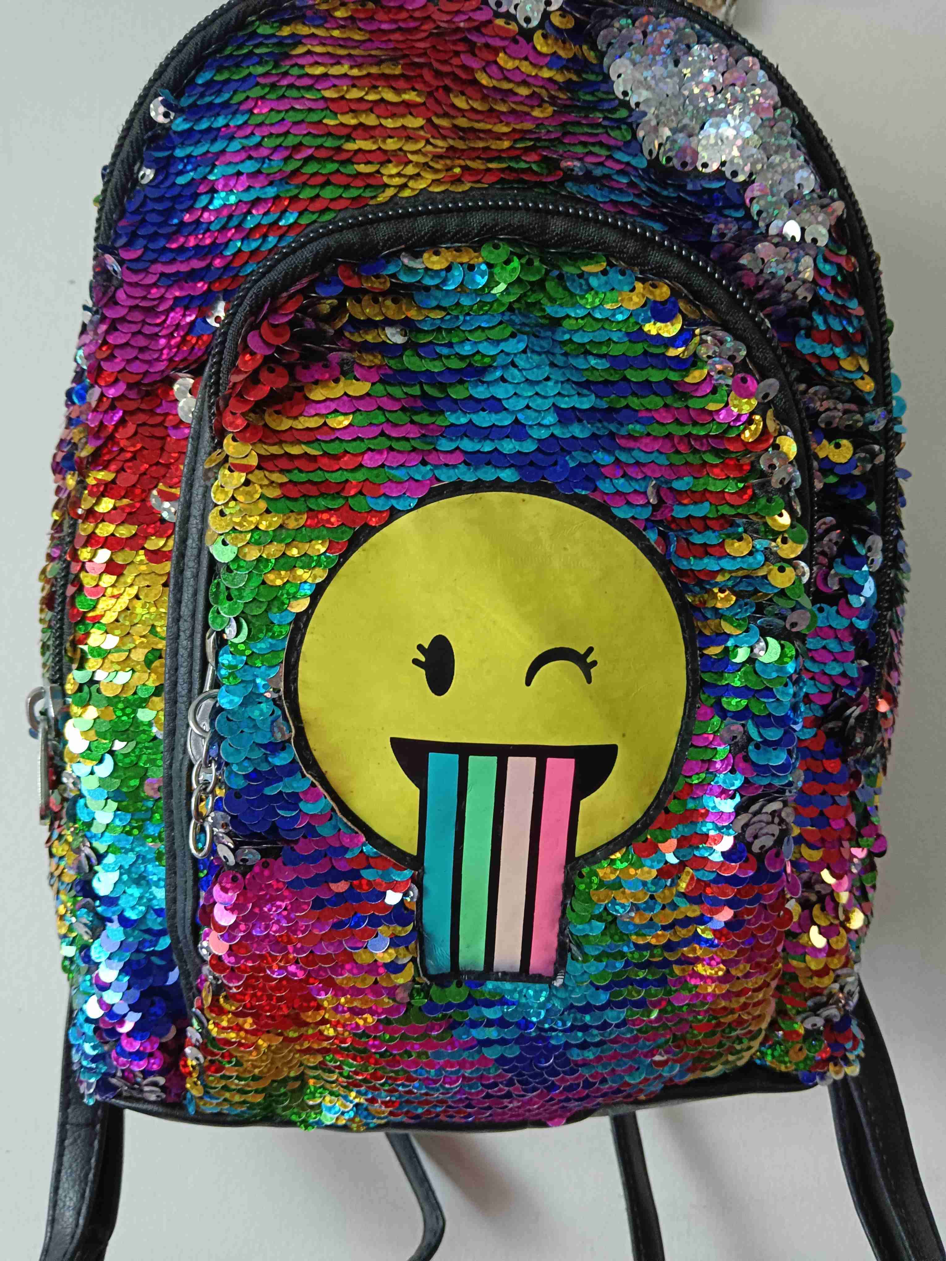 Mochila de lentejuelas emoji - miniatura 2