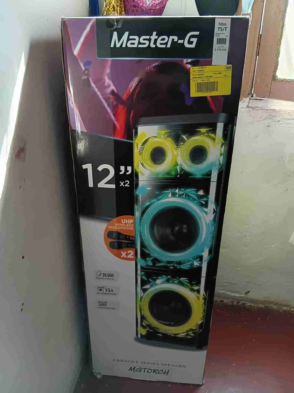 Parlante Master-G Karaoke 12" - miniatura 1