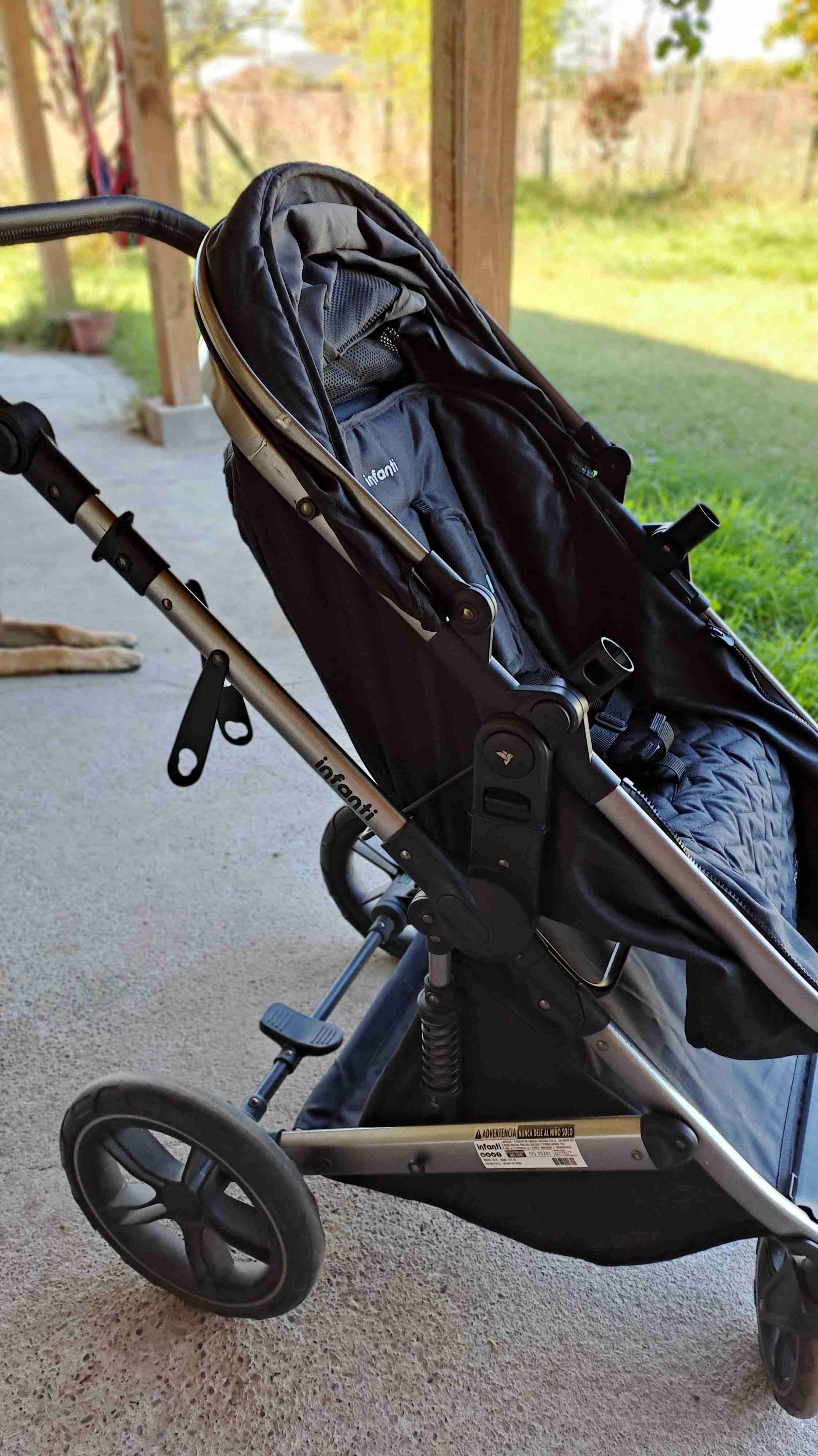 Coche de bebé Infanti negro - miniatura 6