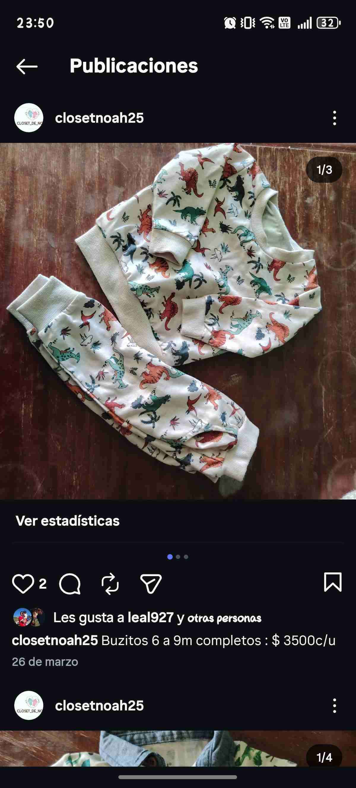 Ropita bebe - miniatura 1