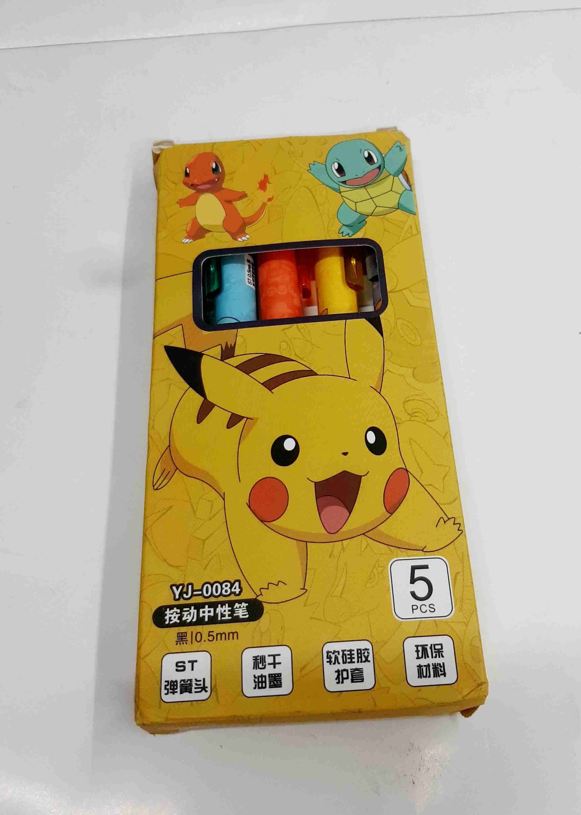 Set de lápices Pokémon 5 unidades (originales). - miniatura 1