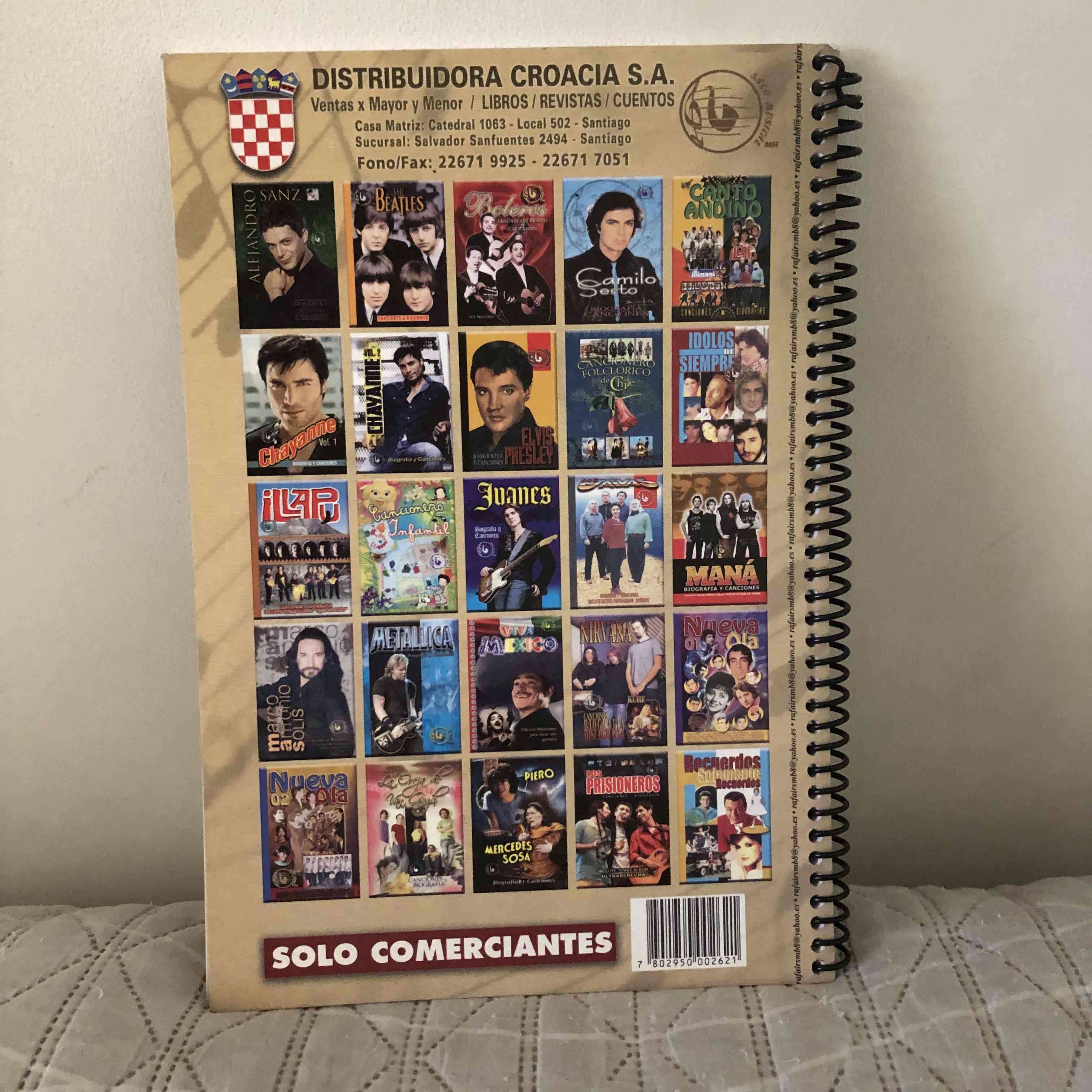 Cuaderno Violeta Parra espiral (Canciones) - miniatura 2