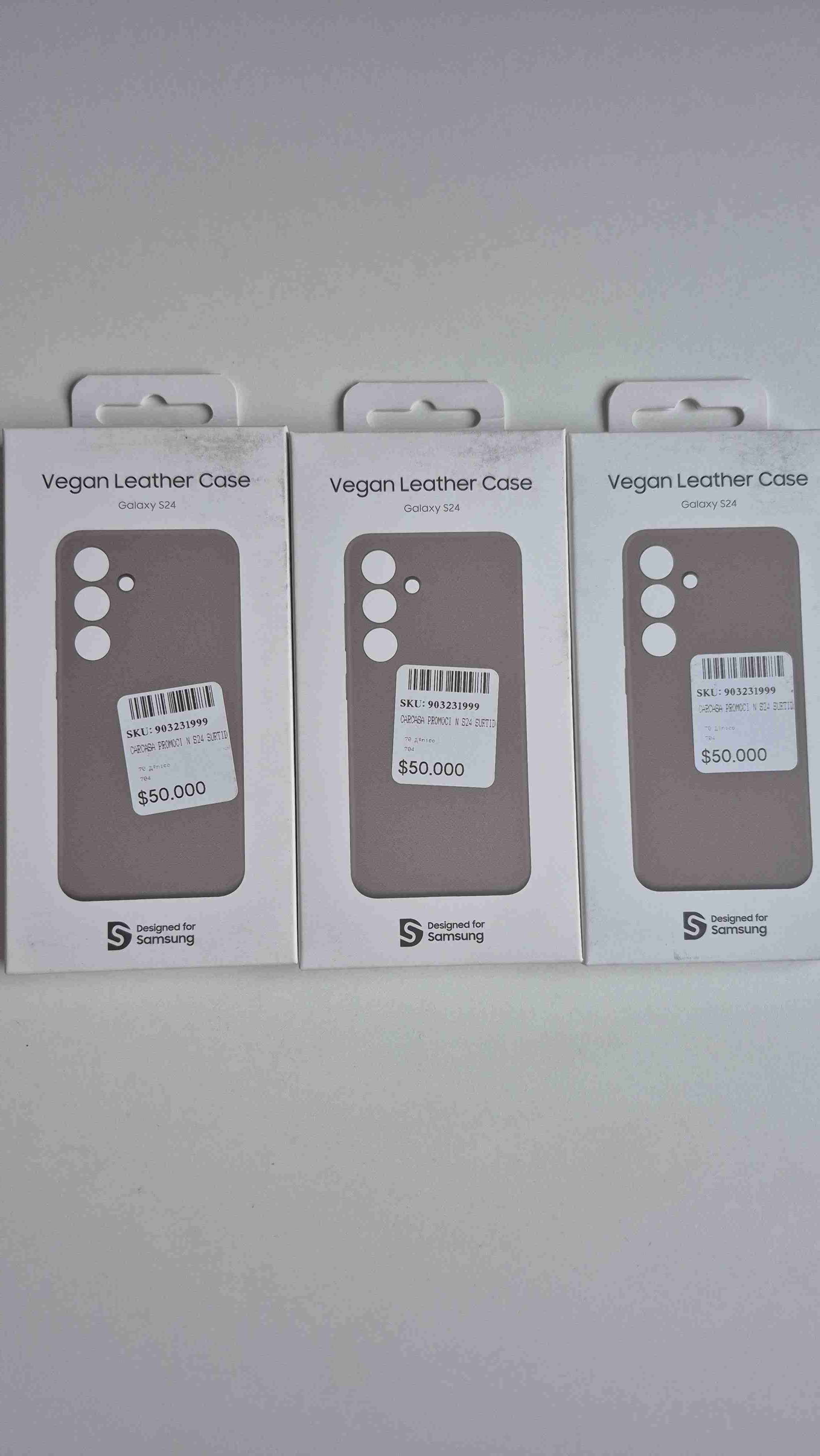 Funda de cuero vegano Galaxy S24