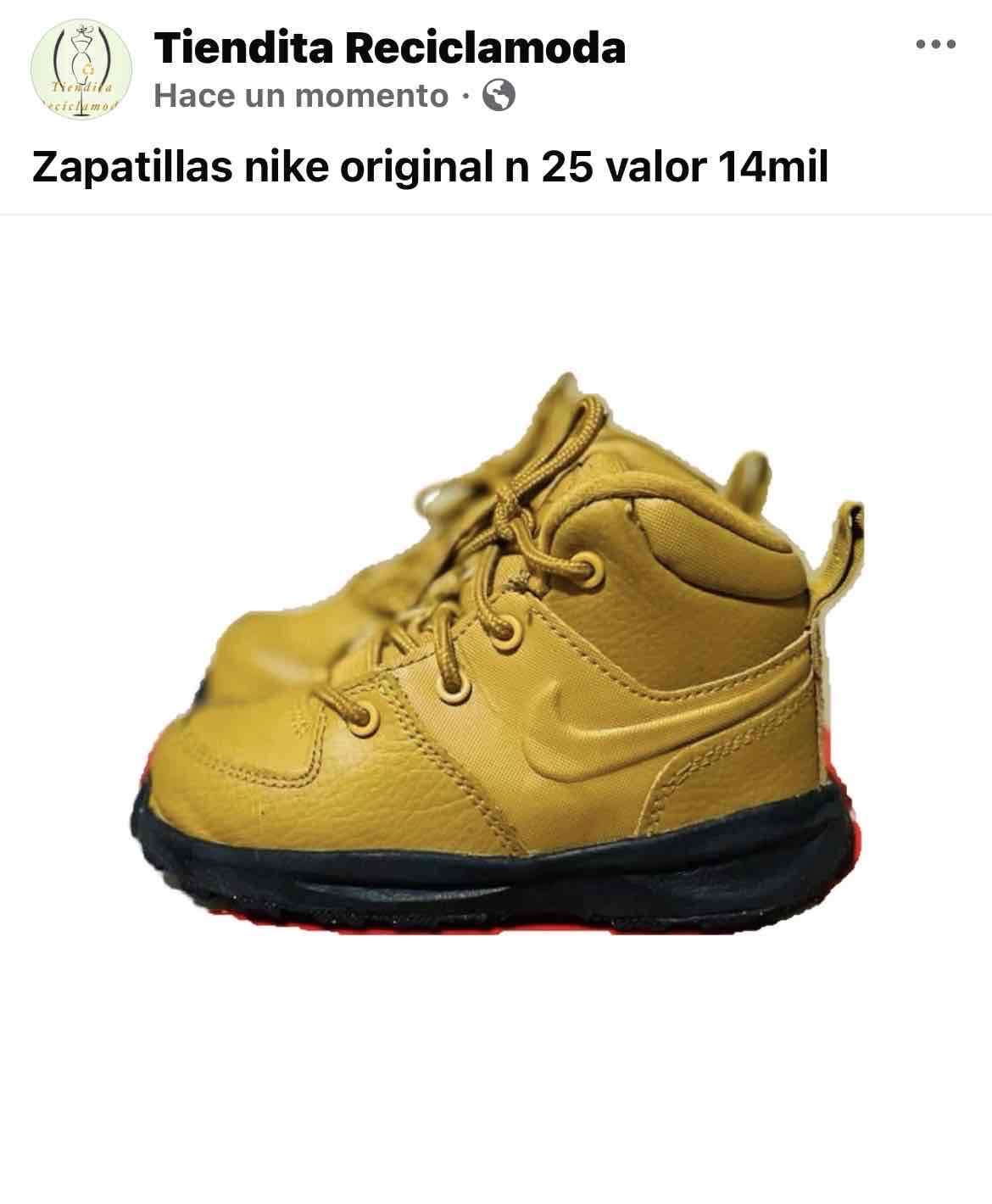 Zapatillas Nike amarillas n°25 - miniatura 1