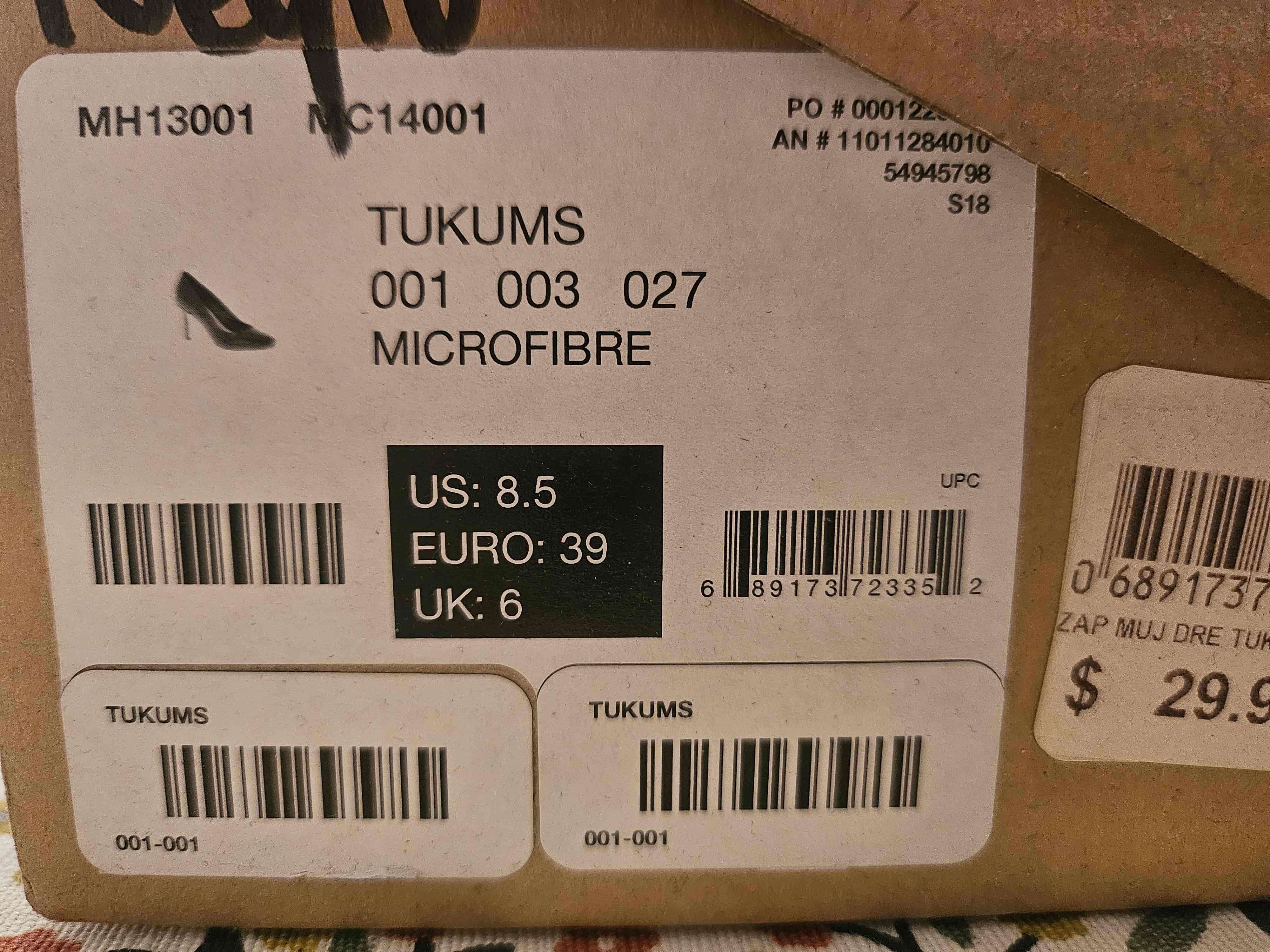 Zapatos negros gamuzados de taco alto - miniatura 6