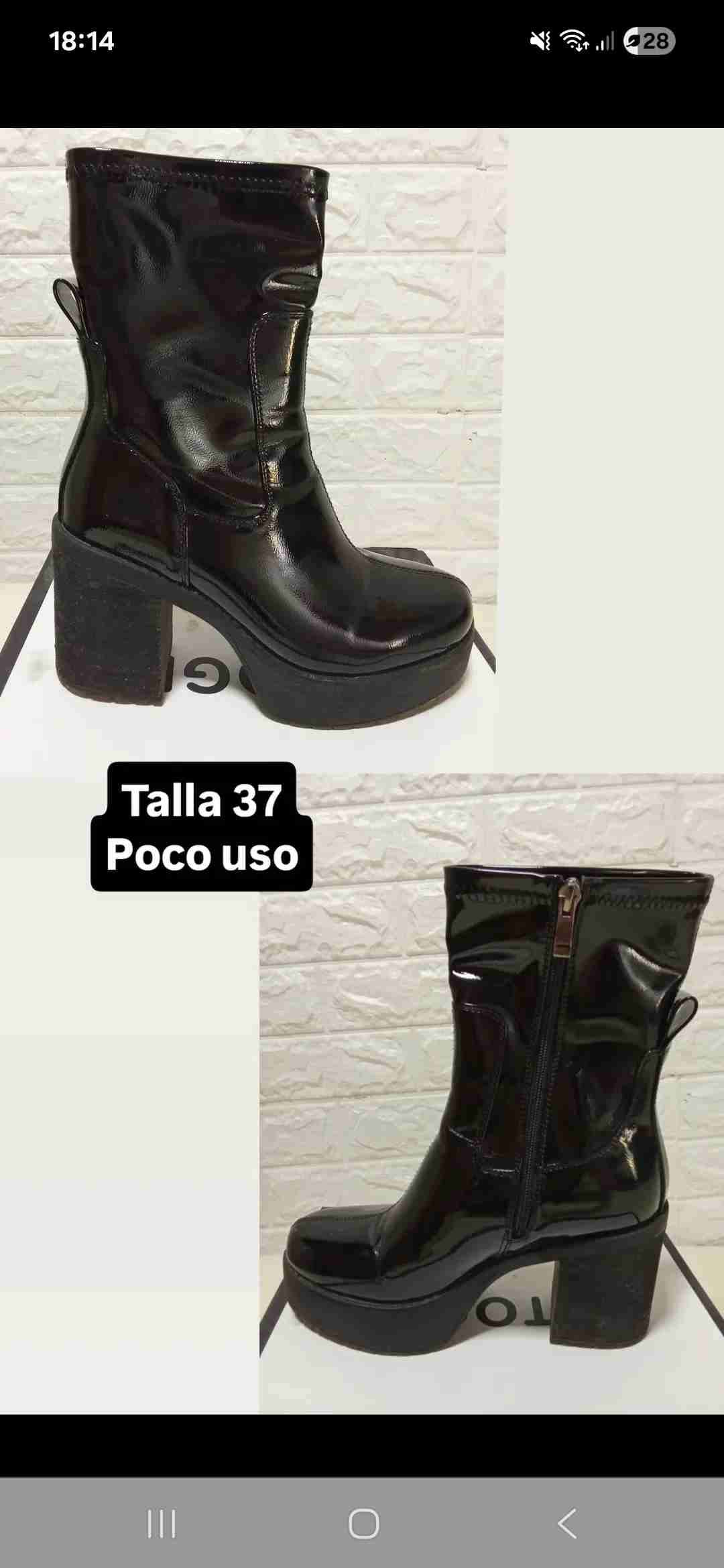 Botas negras - miniatura 1
