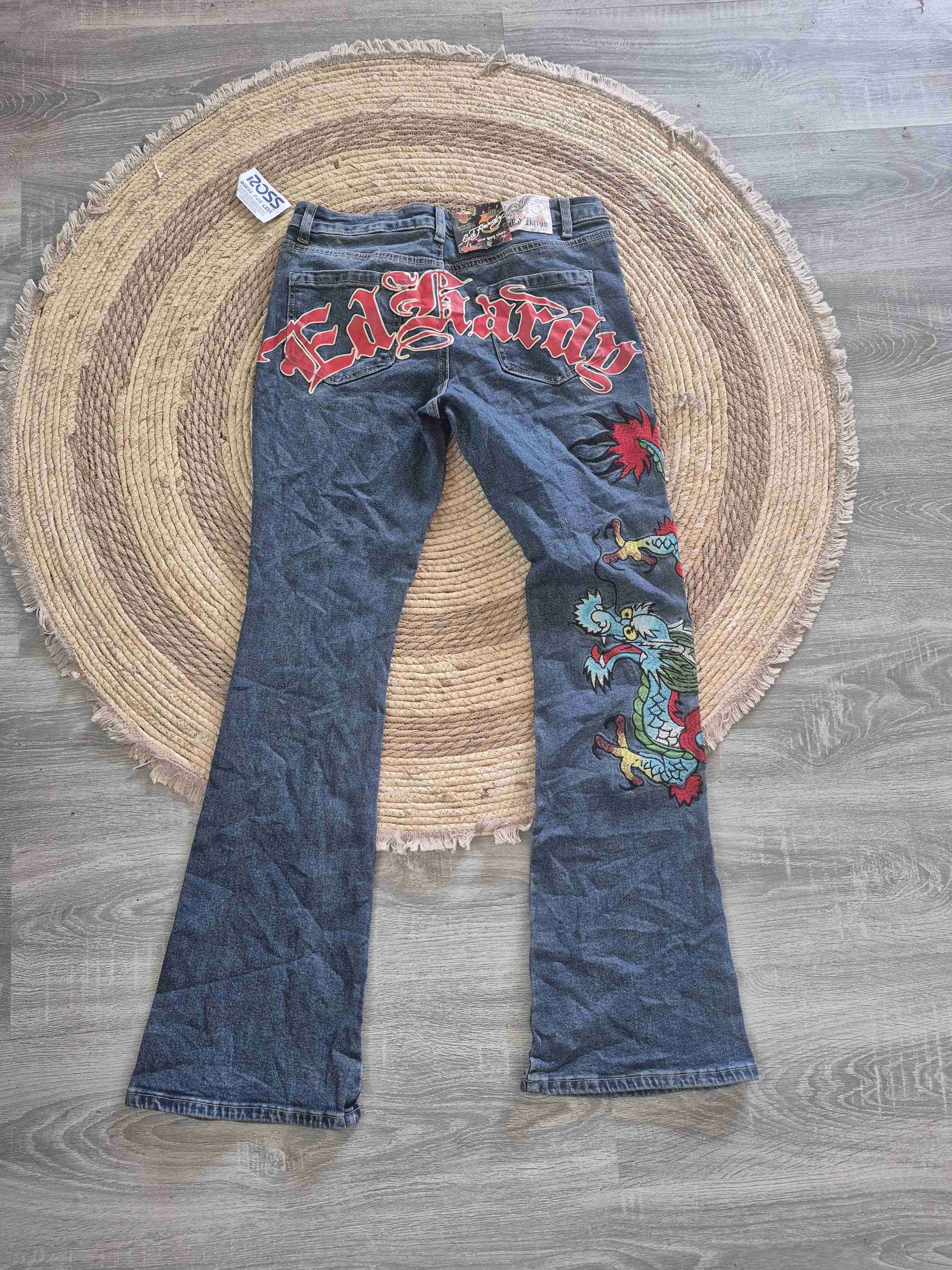 Jeans con diseño de dragón - miniatura 2