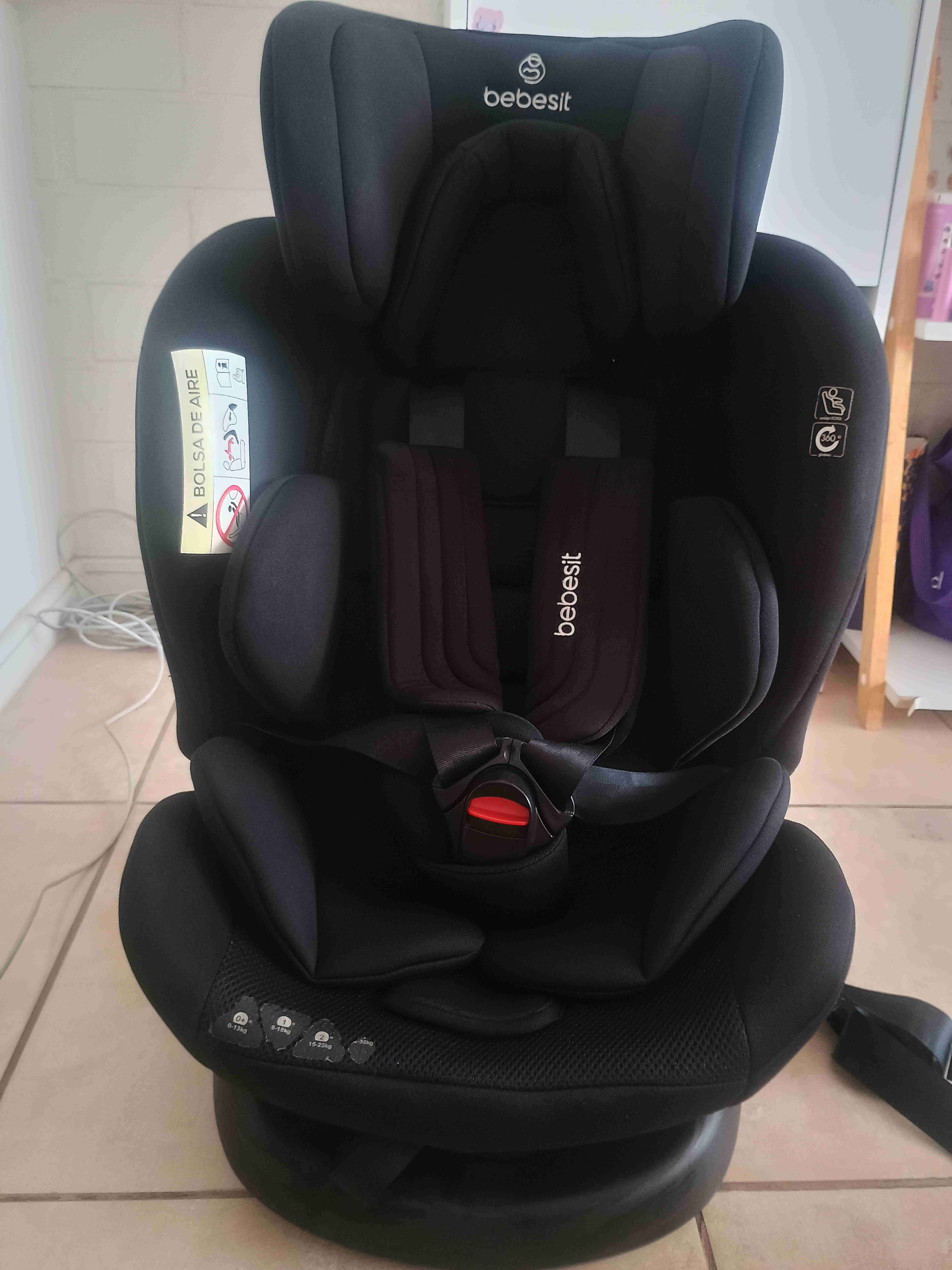 Silla de auto Bebesit negra - miniatura 1
