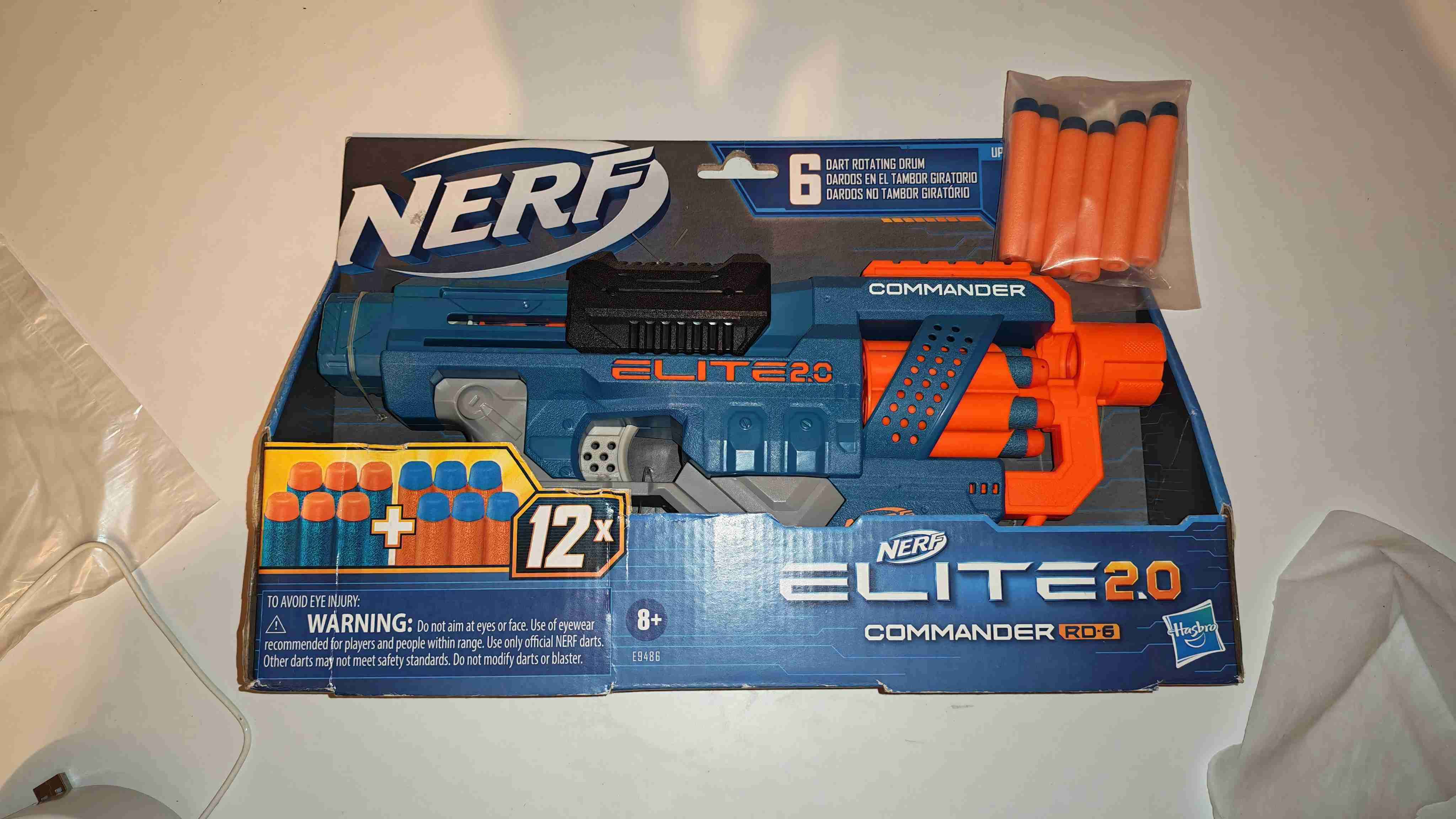Pistola Nerf Elite 2.0 Commander - miniatura 1