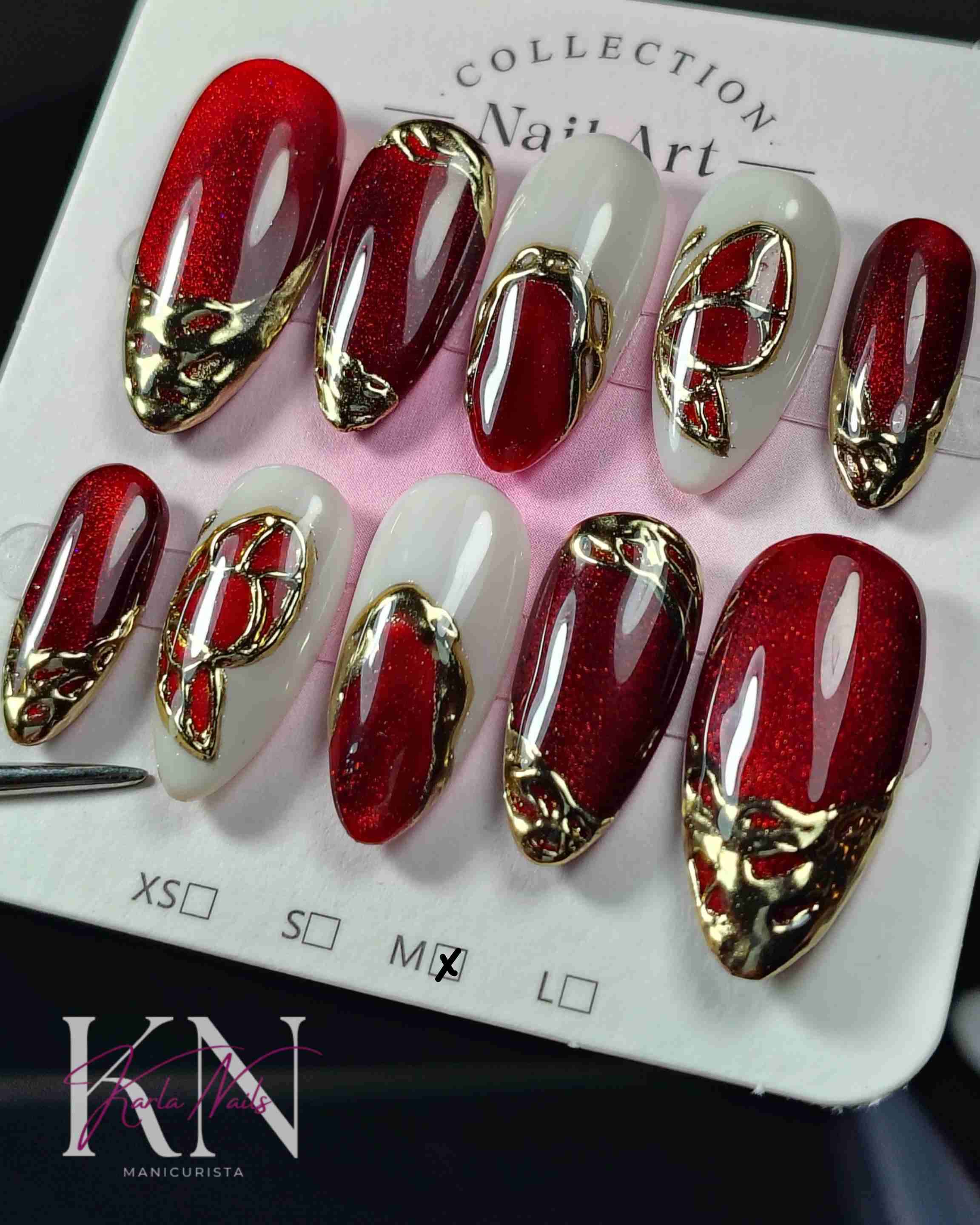 Uñas Press On en Talla M - miniatura 1
