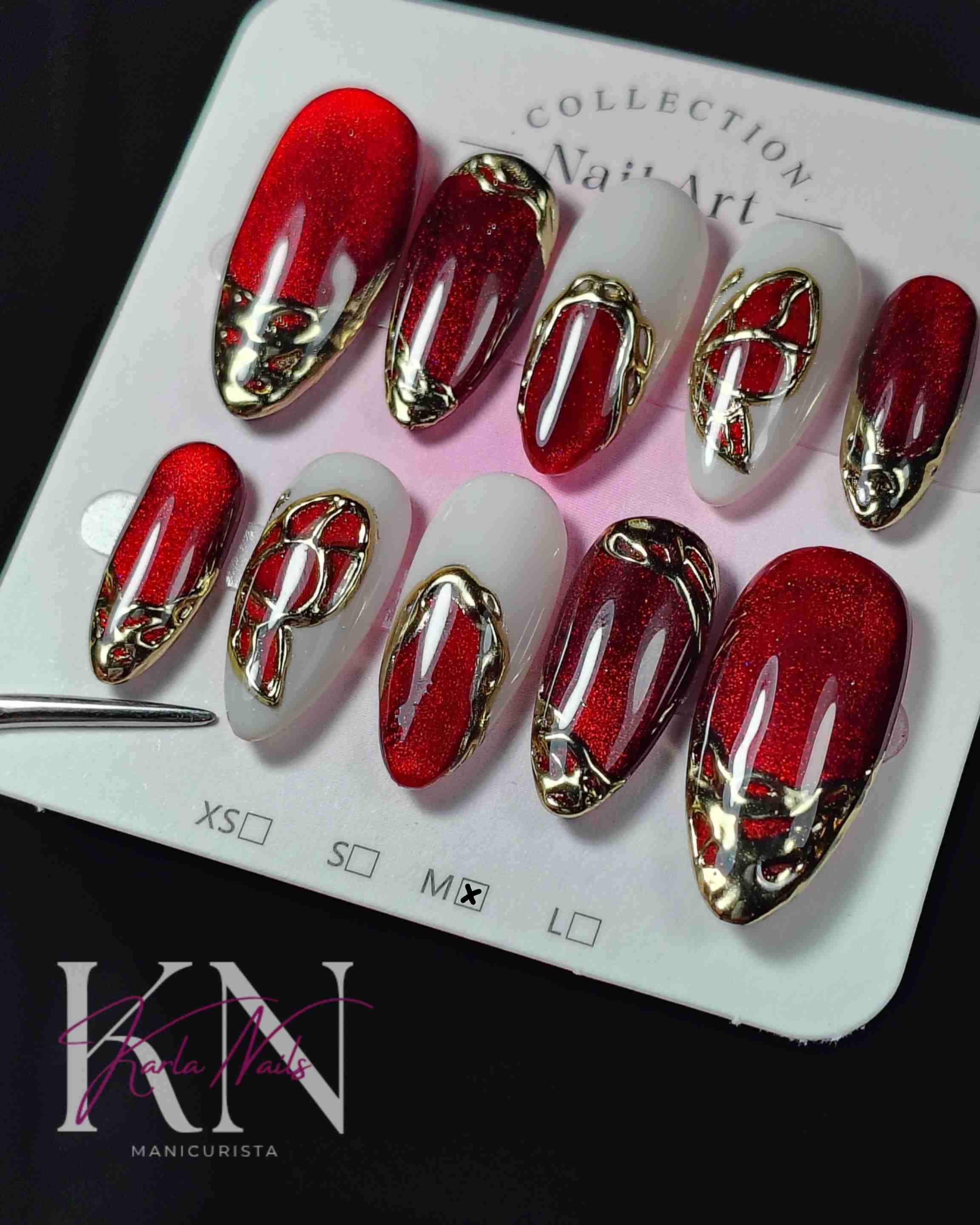 Uñas Press On en Talla M - miniatura 2