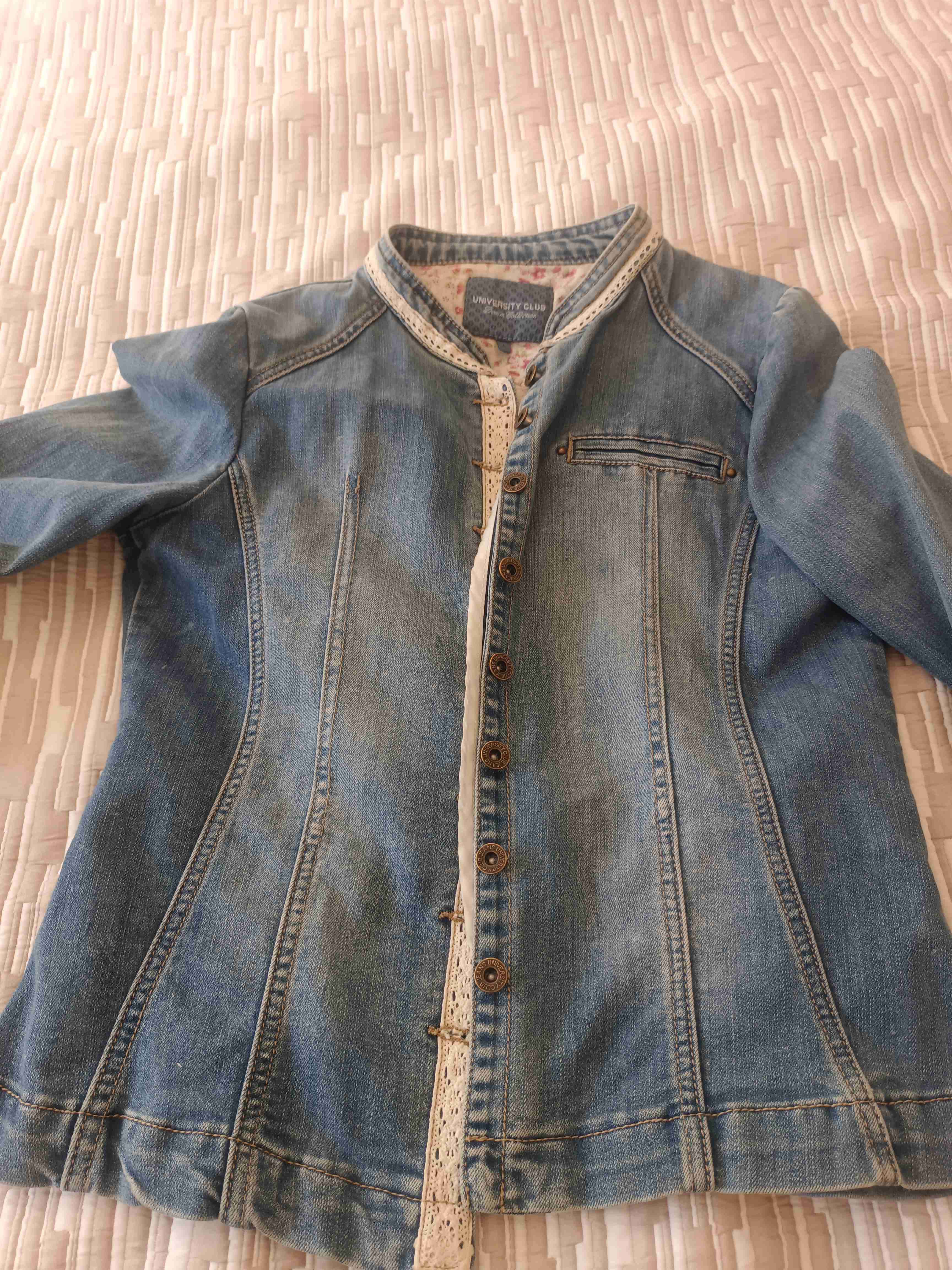 Chaqueta de mezclilla azul - miniatura 1