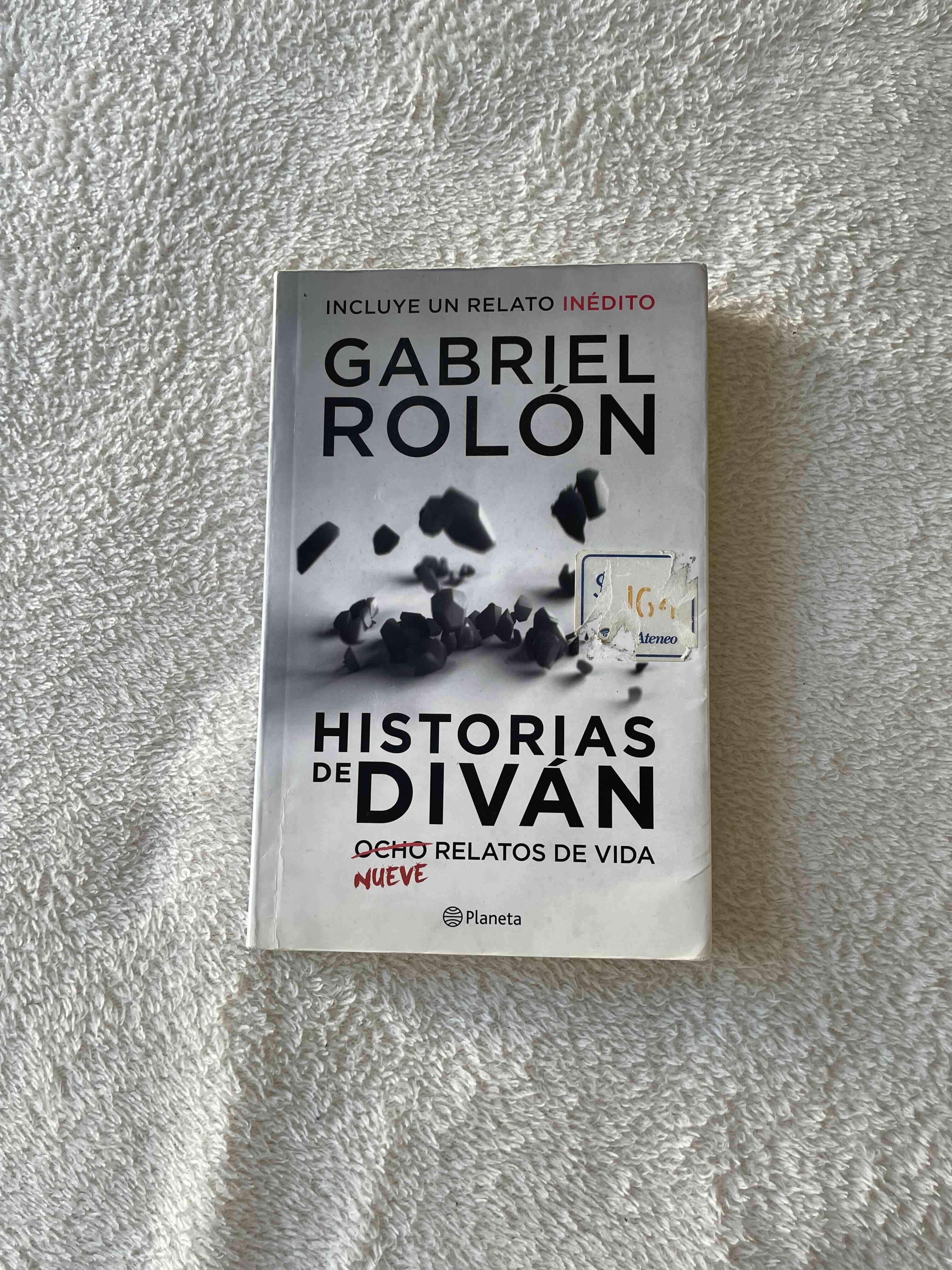 Libro 'Historias de Diván' Gabriel Rolón