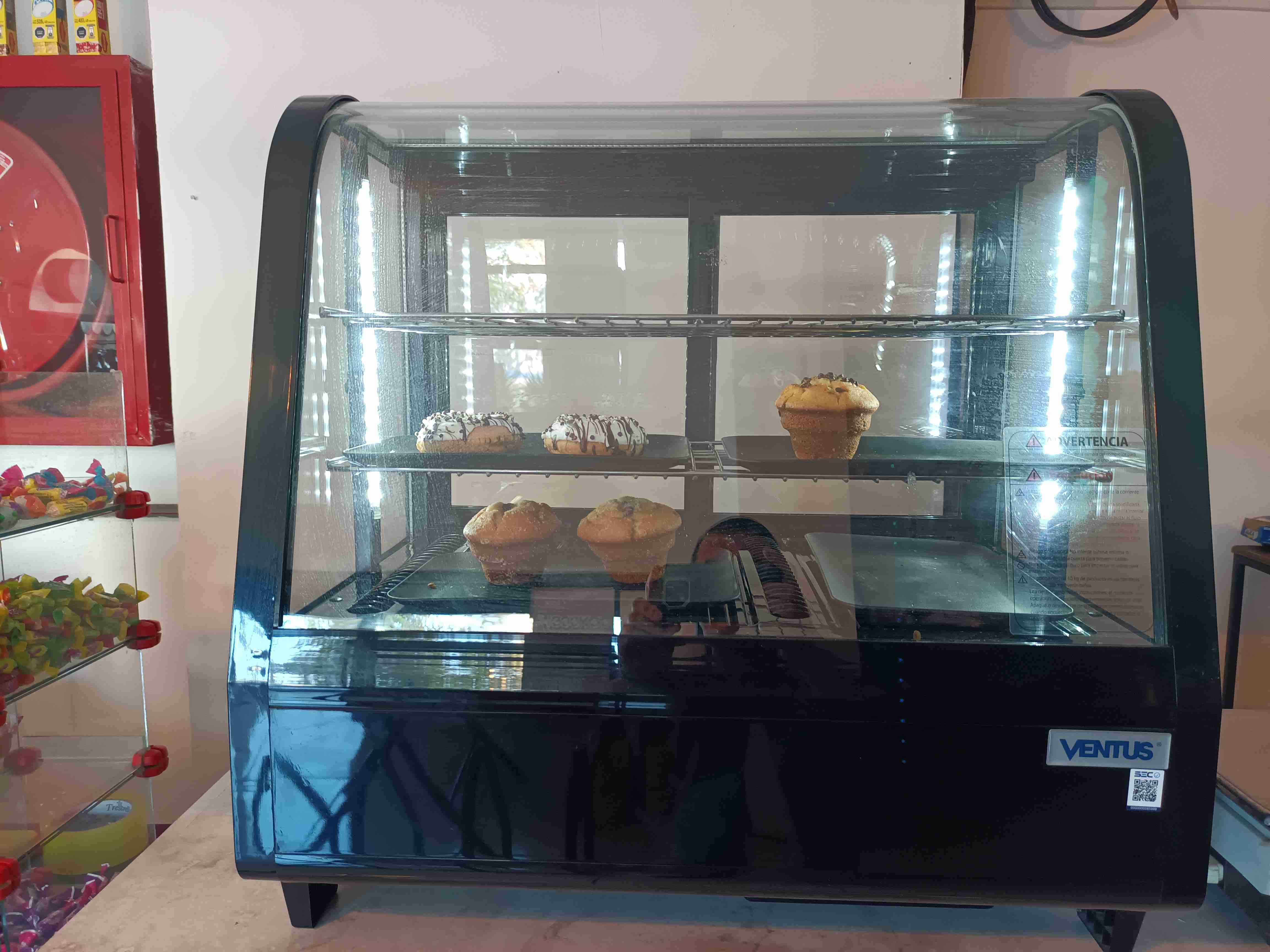 Vitrina refrigerada Ventus negra