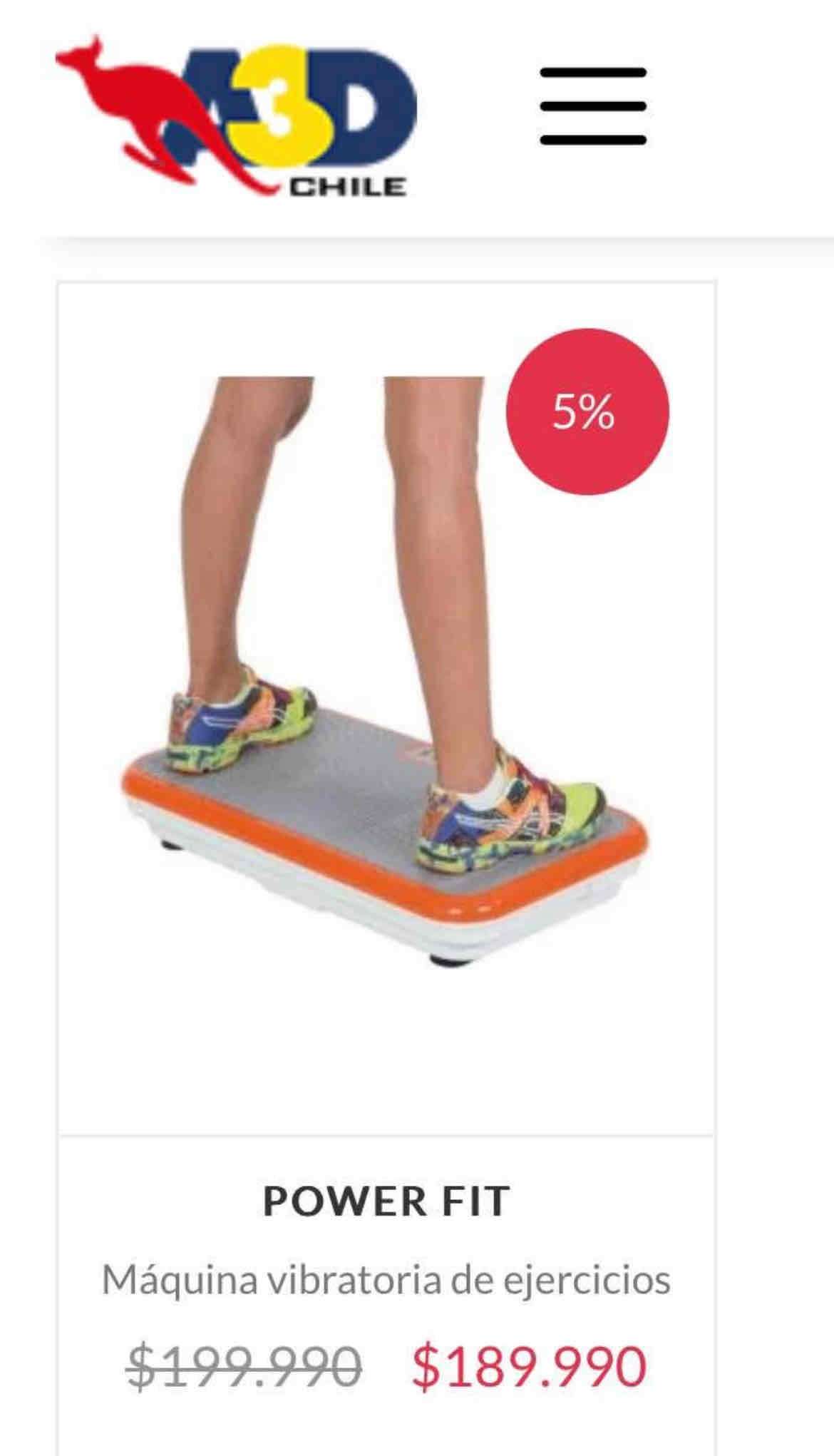 Plataforma vibratoria naranja - miniatura 3