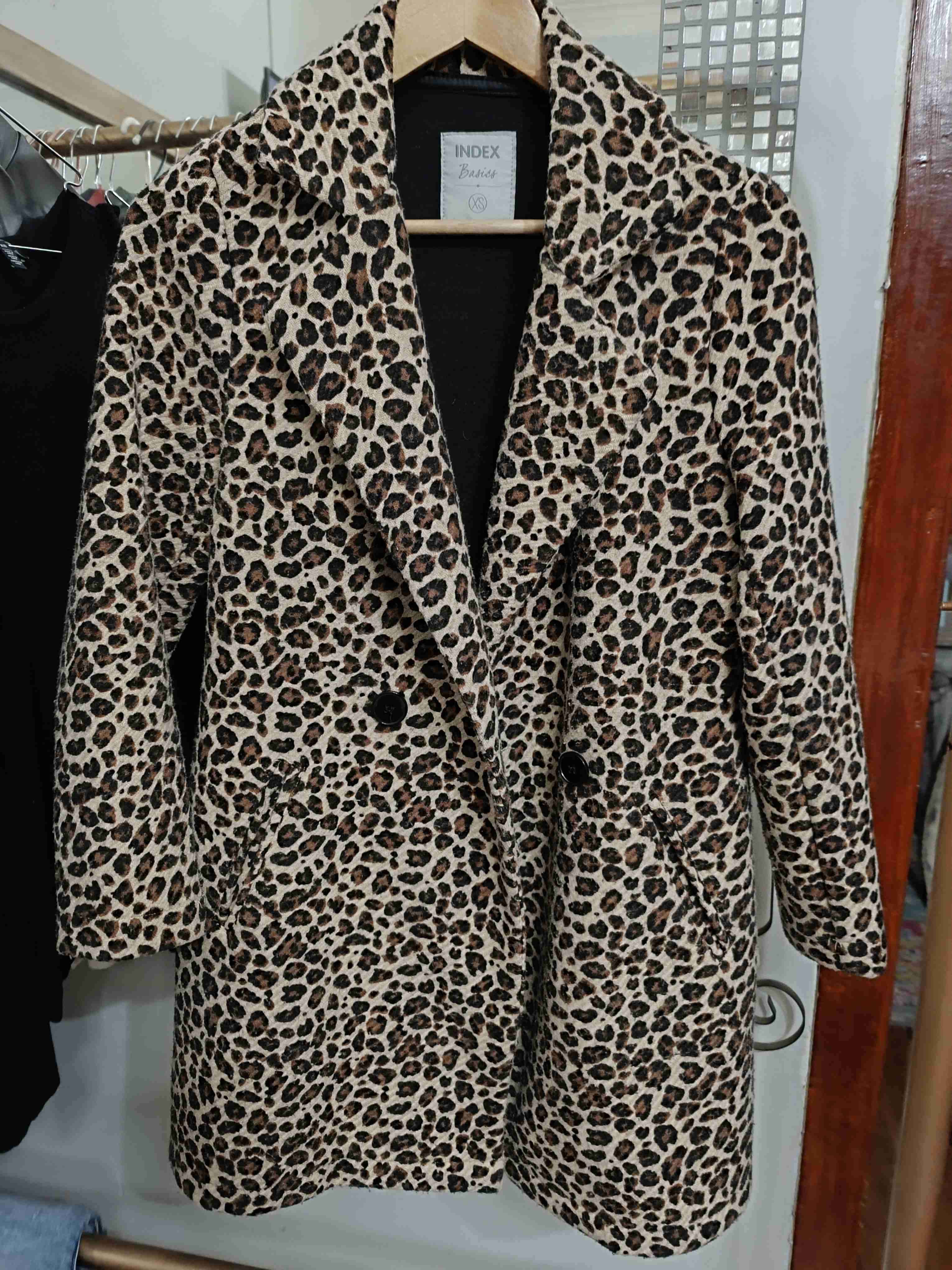 Abrigo animal print Index Basics - miniatura 1