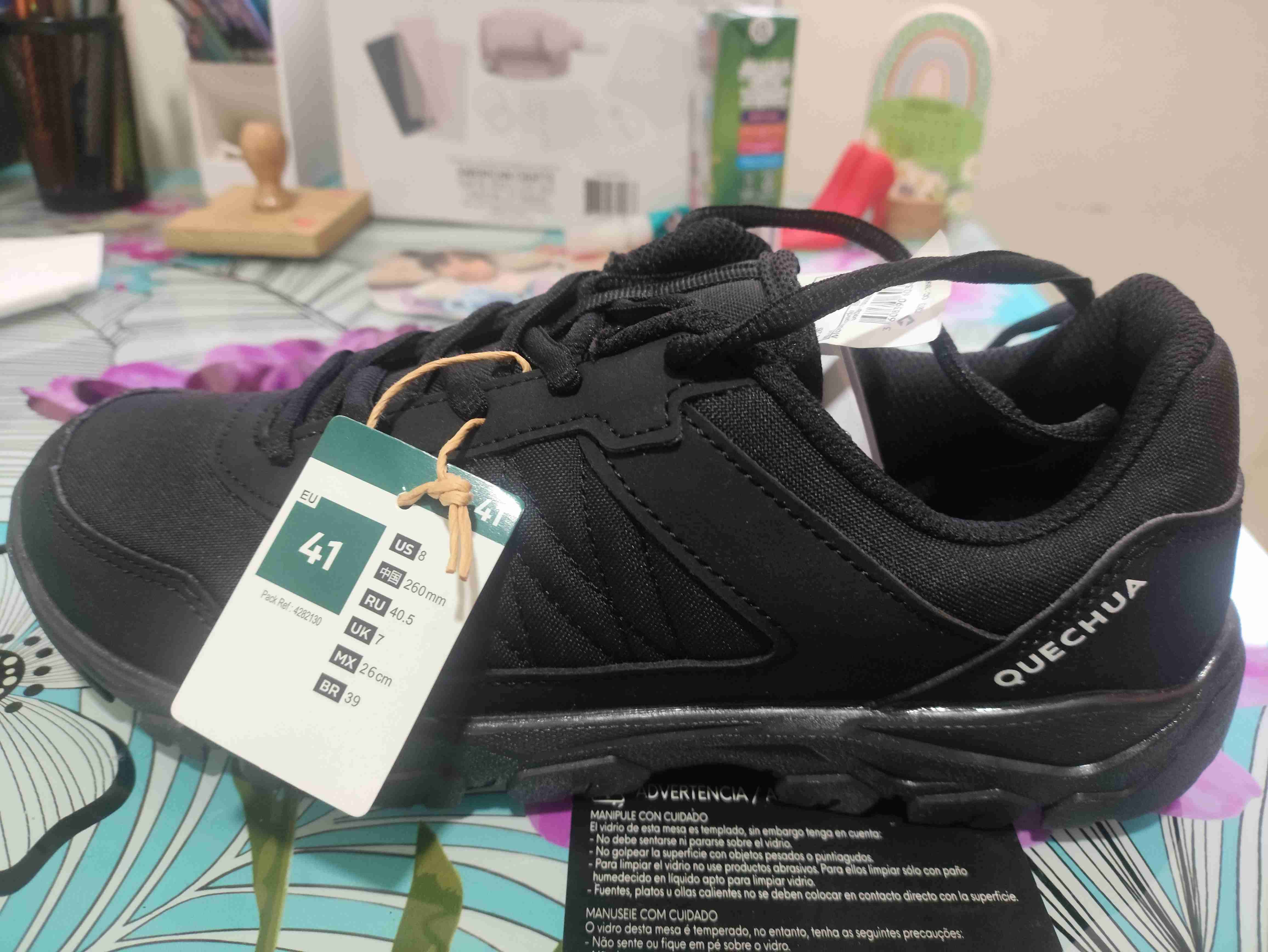 Zapatillas Quechua negras talla 41 - miniatura 1