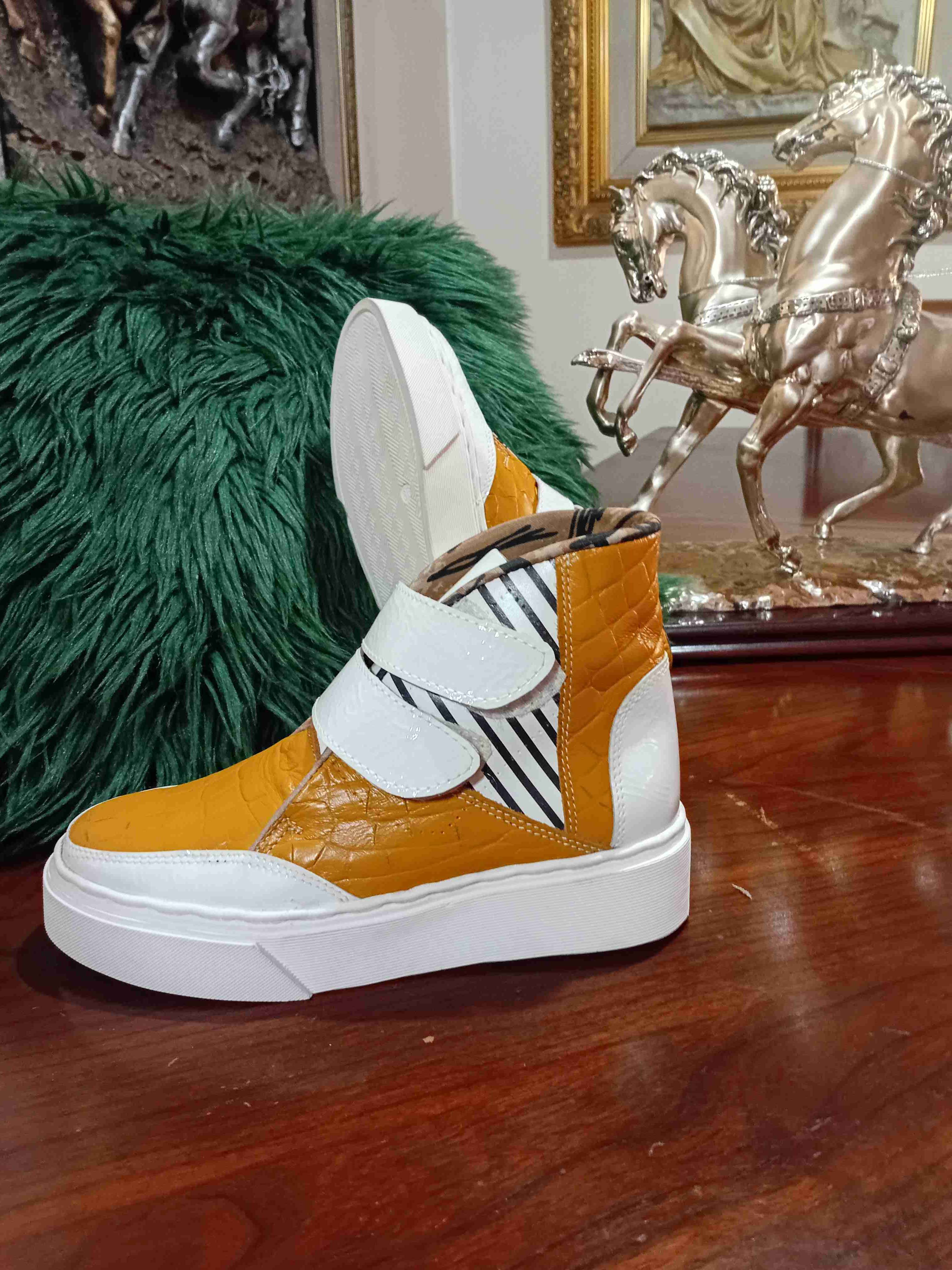 Zapatillas altas bicolores - miniatura 1