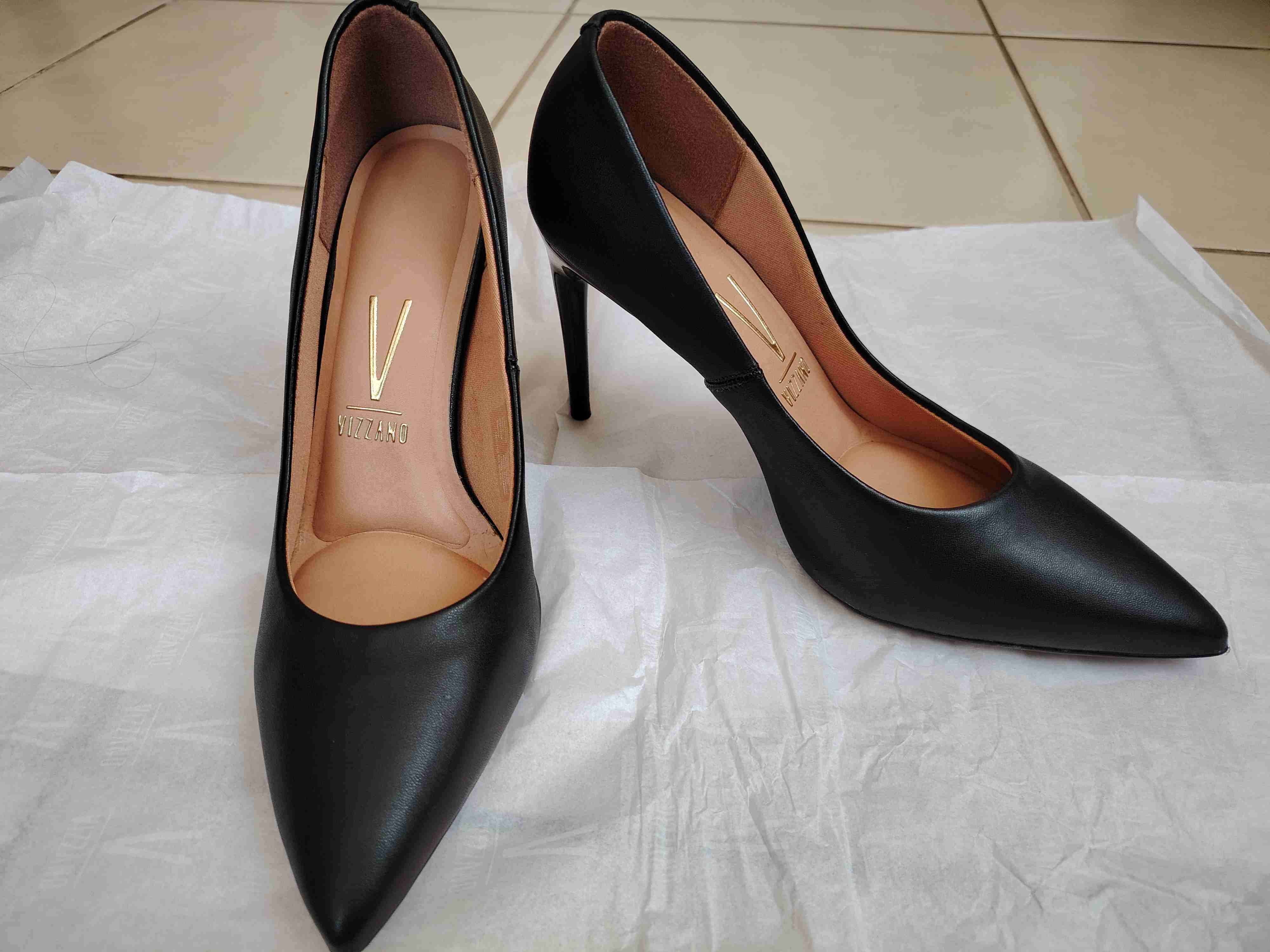 Tacones negros Vizzano elegantes - miniatura 2