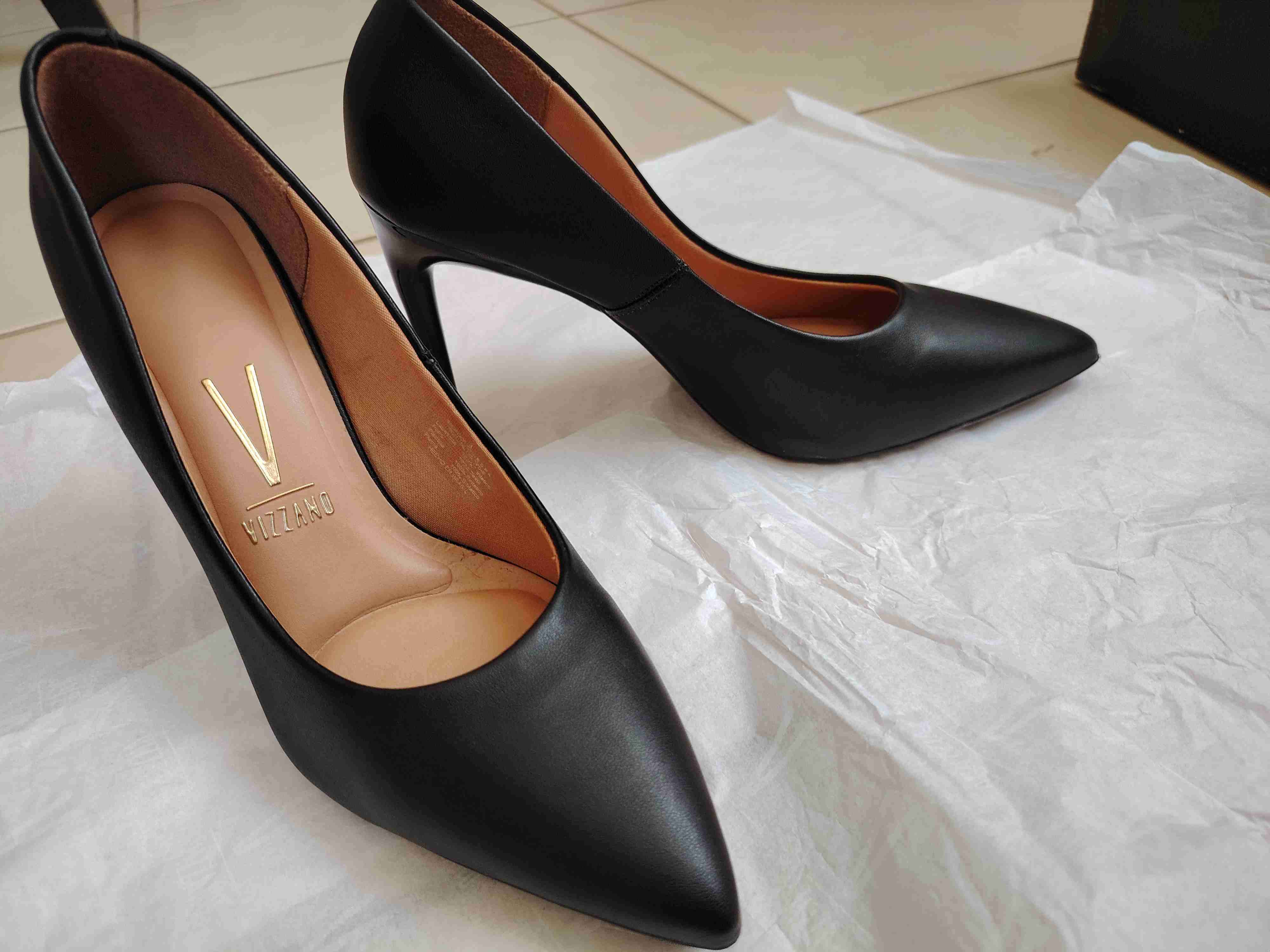 Tacones negros Vizzano elegantes - miniatura 3