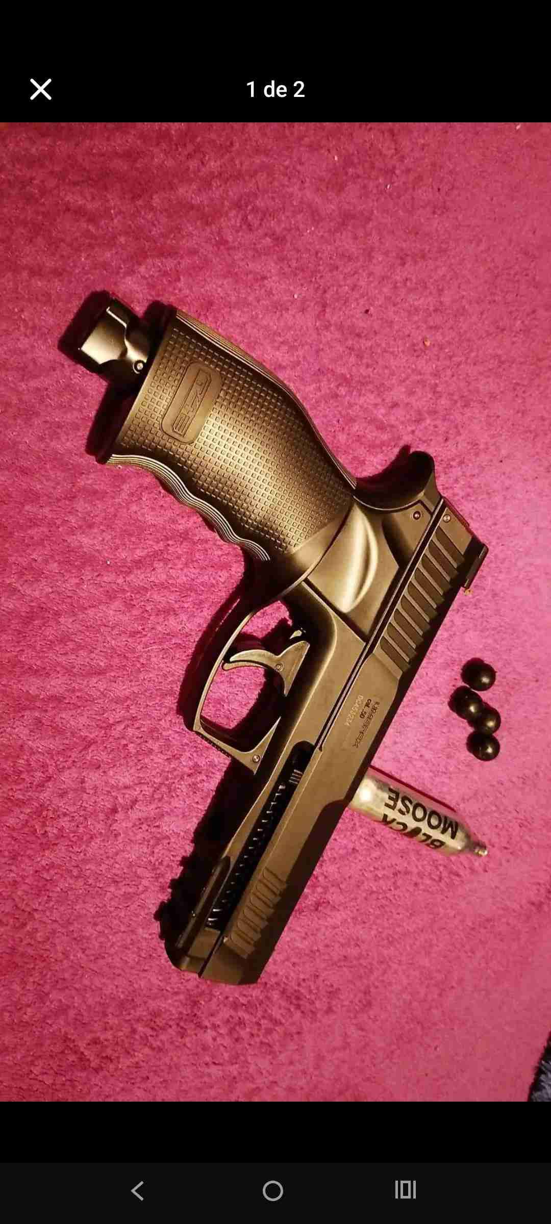 Pistola traumática Umarex calibre 50 + gas - miniatura 2