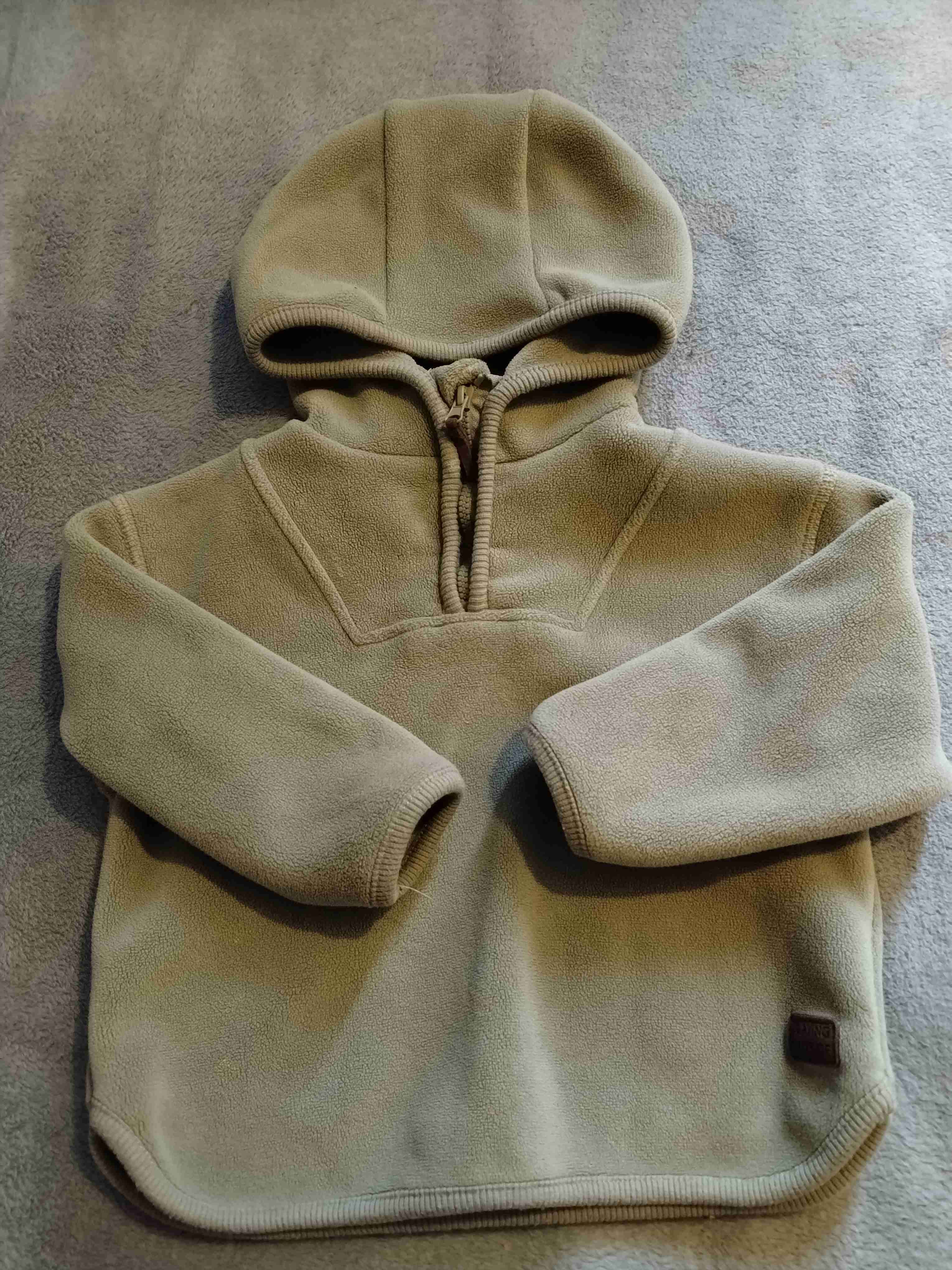 Polerón térmico con capucha beige - miniatura 1