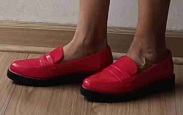 Zapatos mocasines rojos Todopiel - miniatura 4