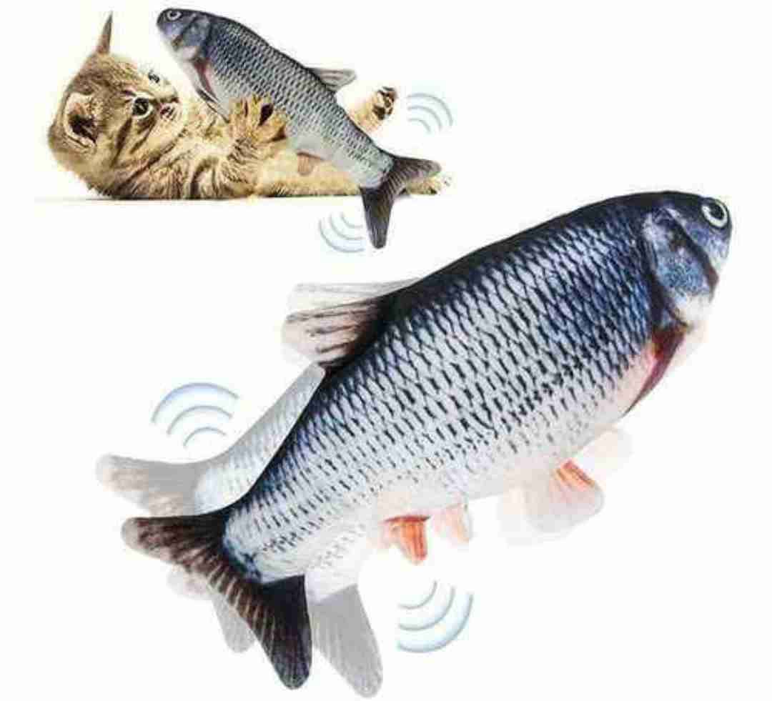 Juguete pez interactivo para gato