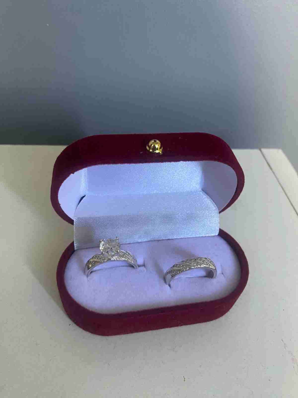 Set de anillos de compromiso