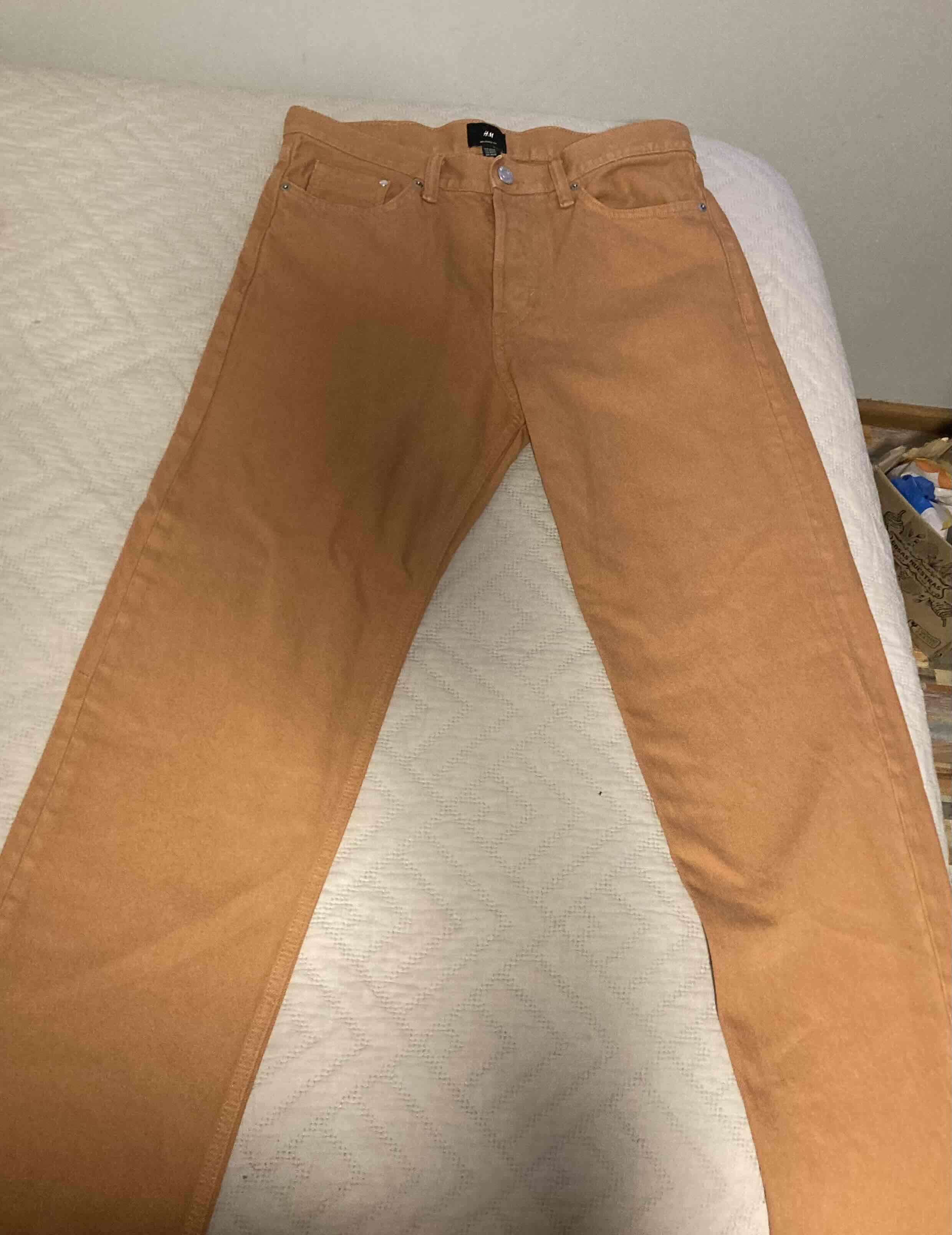 Jeans naranja hombre - miniatura 1