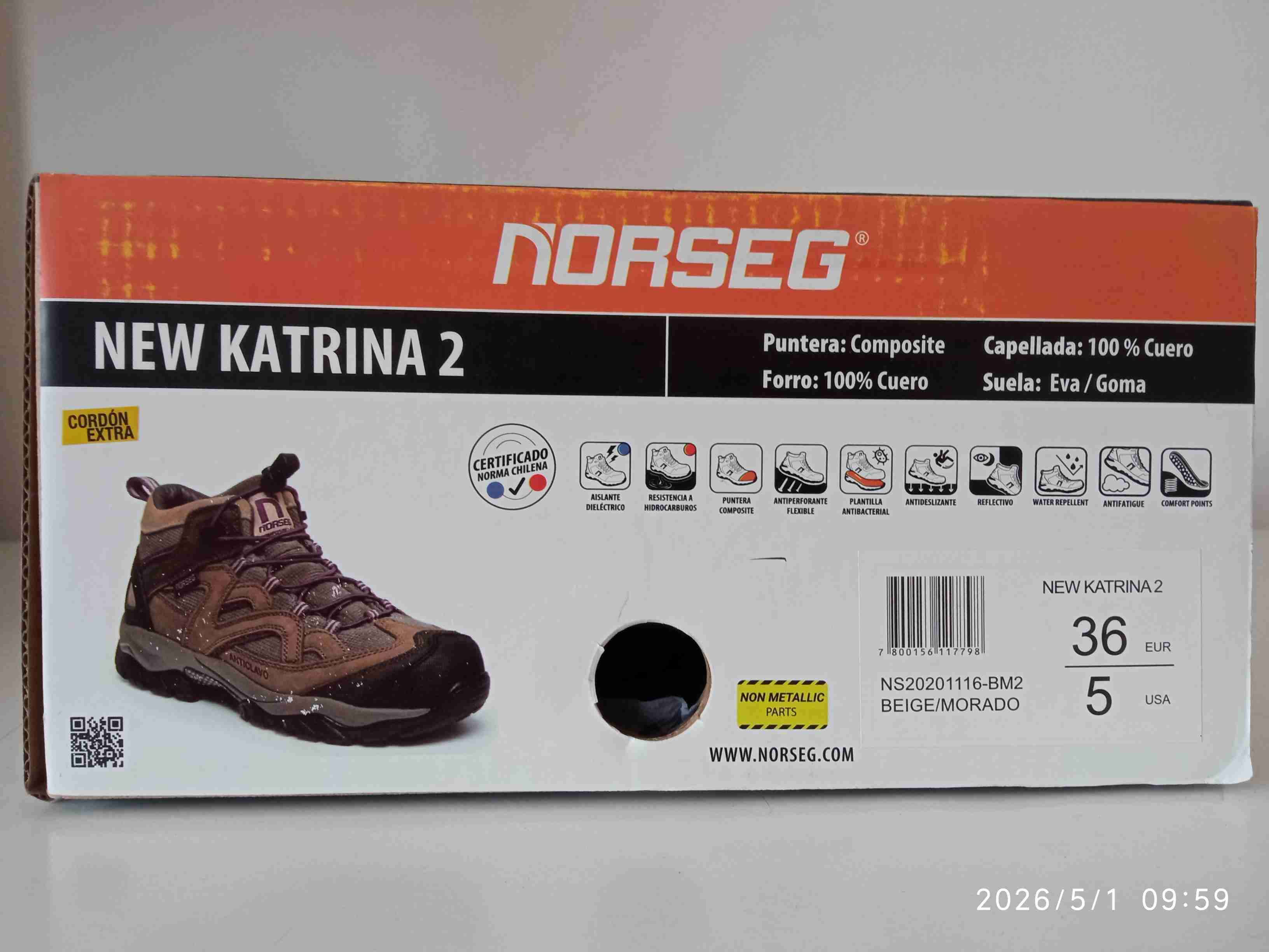 Botas New Katrina 2 Beige/Morado - miniatura 1